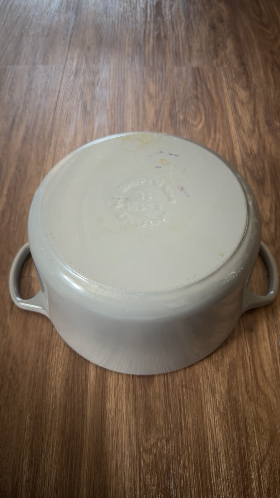 Le Creuset Signature 5.5 qt Enameled Cast Iron Round Casserole w/Lid French Gray