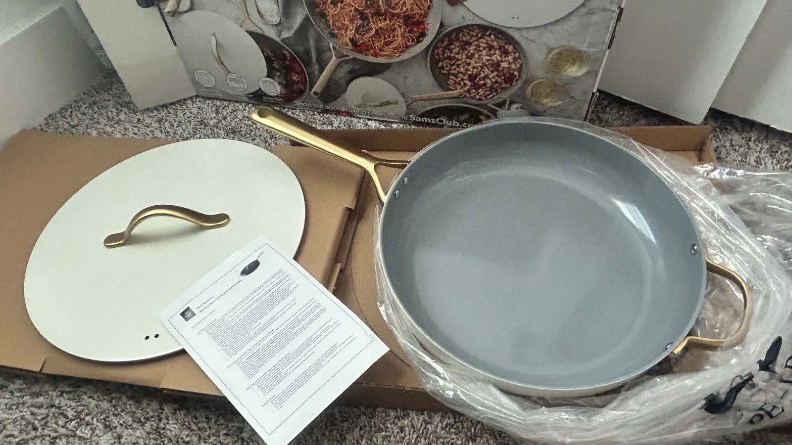 Member’s Mark 5.5 Qt Ceramic Nonstick Jumbo Cooker w/ Lid, Induction Safe