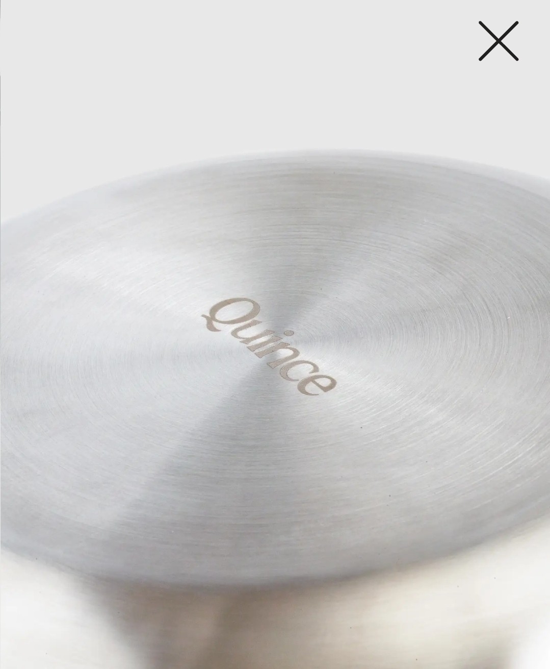NWOT! Quince 3qt- 5ply Stainless Steel Non-Toxic Saute Pan With Lid! (SQ)