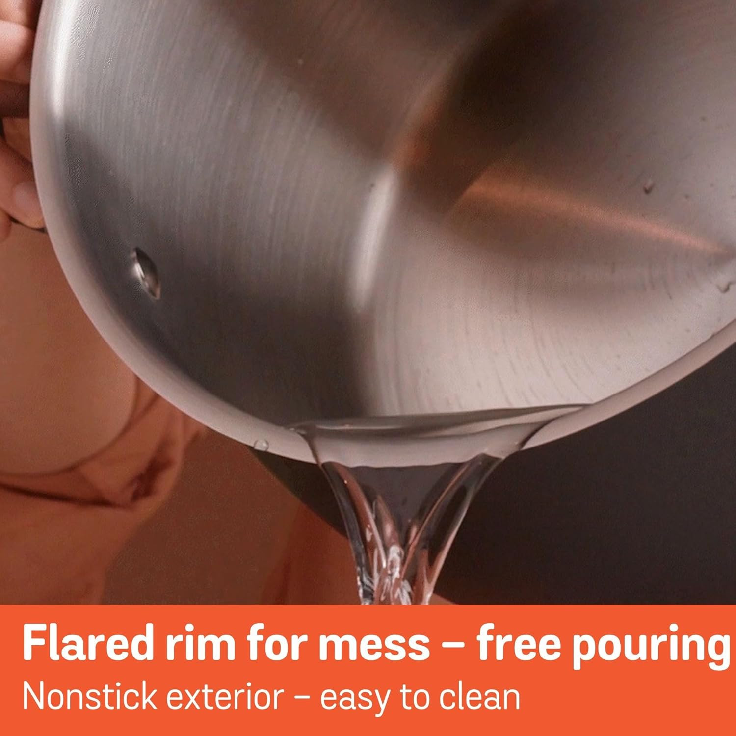 Meyer Stainless Steel Medium Stockpot | 6.5 Quart Stock Pot | Induction Pot | Di