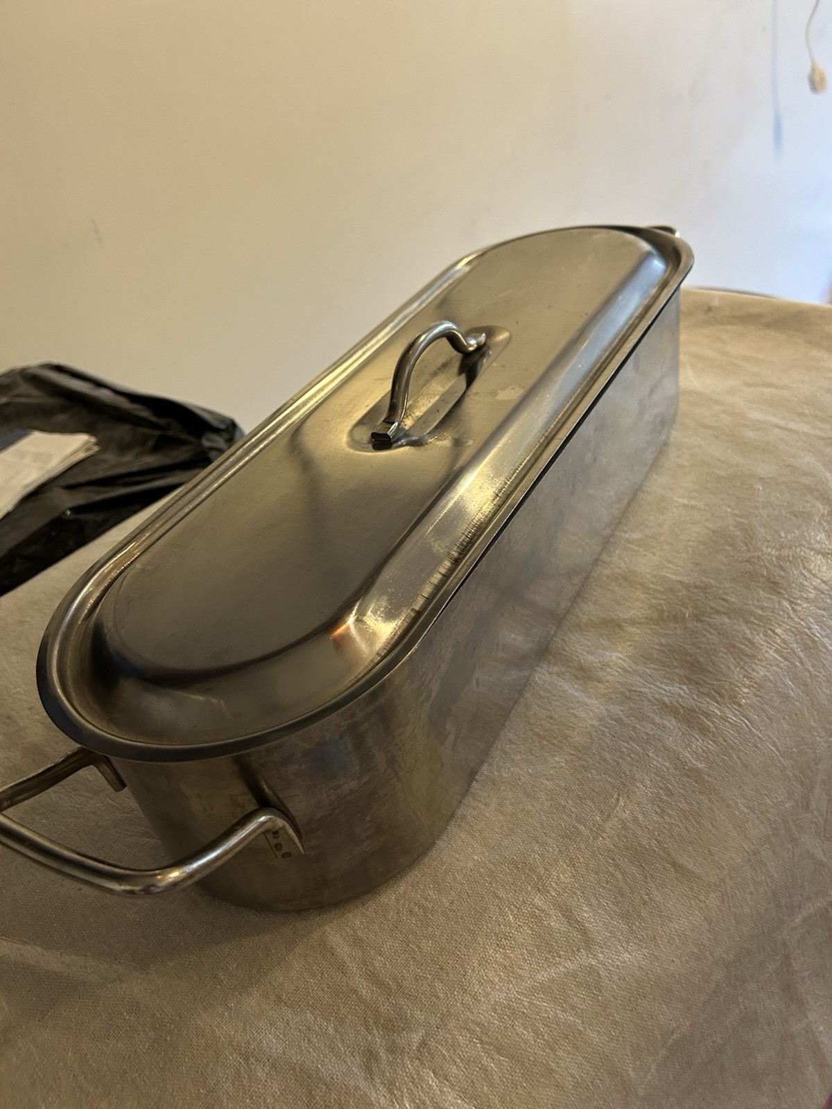 Stainless Steel Fish Poacher with Lid and Insert for Gas Electric Stoves