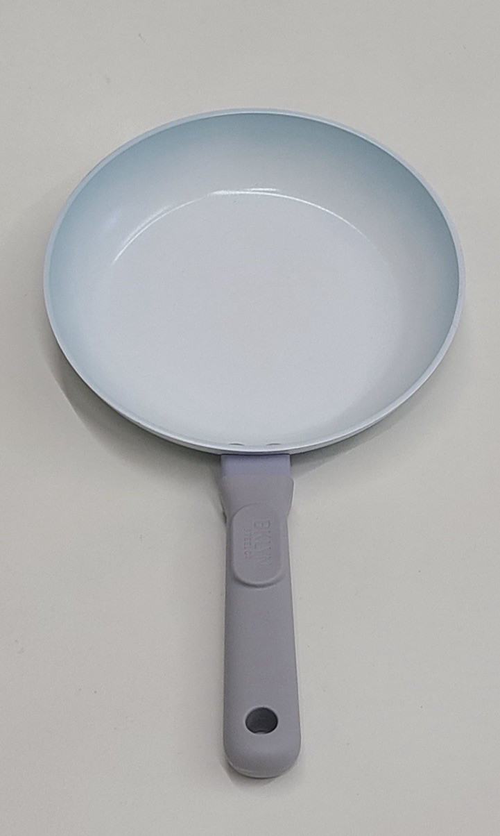 BKLYN Steel Co Lunar Eclipce Ceramic Nonstick Cookware Set 12 Pc Light Blue