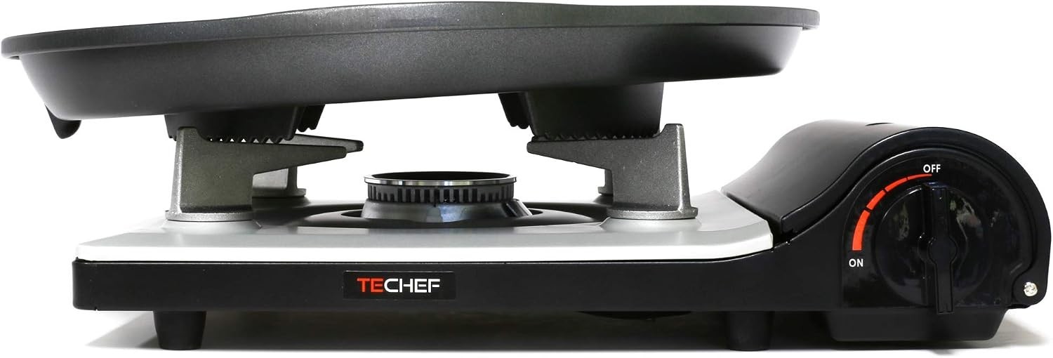 Portable Stove and Grill Pan Set for Outdoor Cooking