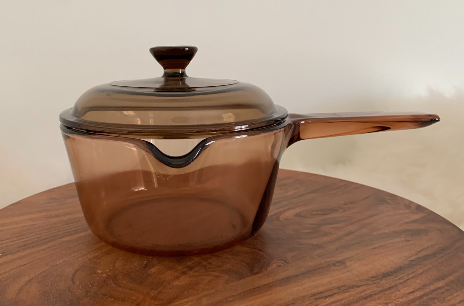 VISIONS Corning USA 1 Liter Sauce Pan Amber w/Pyrex Lid