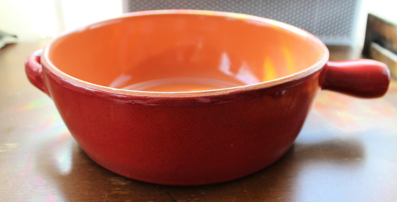 De Silva Italian Terracotta Ovenware Set 5-Piece Red Ceramic Bowls Pots Pan