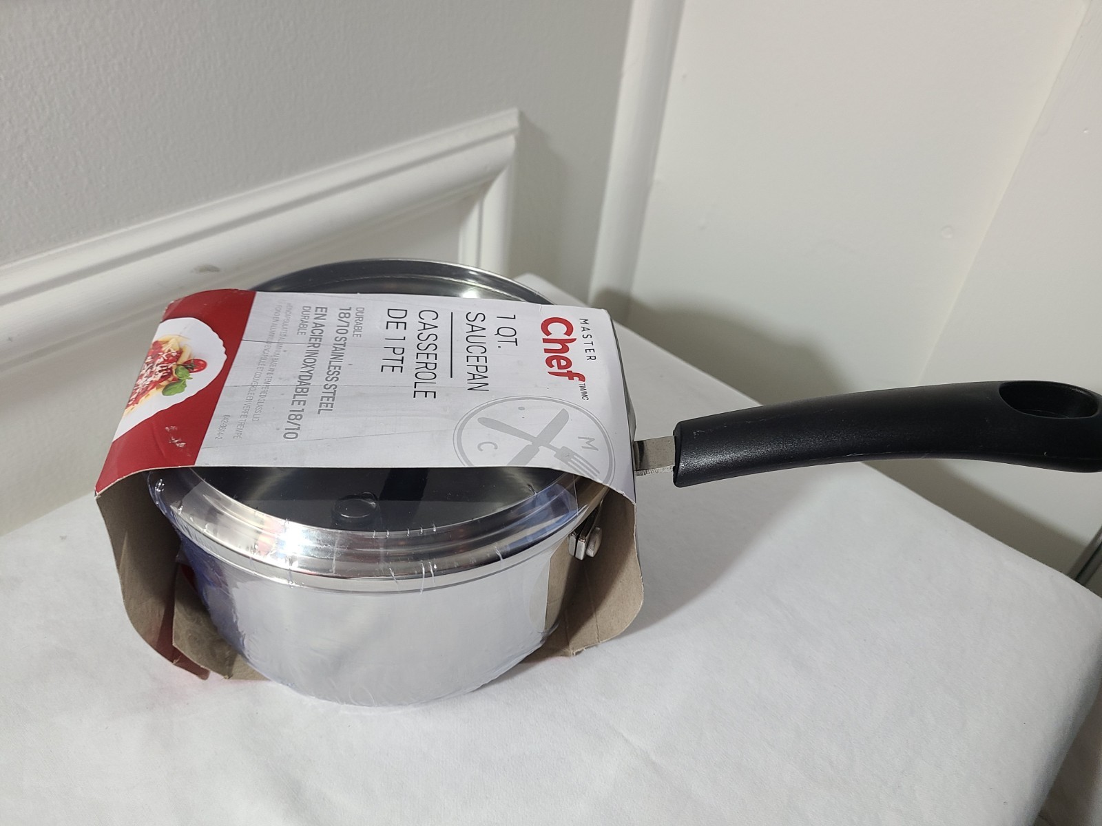 Master Chef 1 Qt. Saucepan 18/10 Stainless Steel