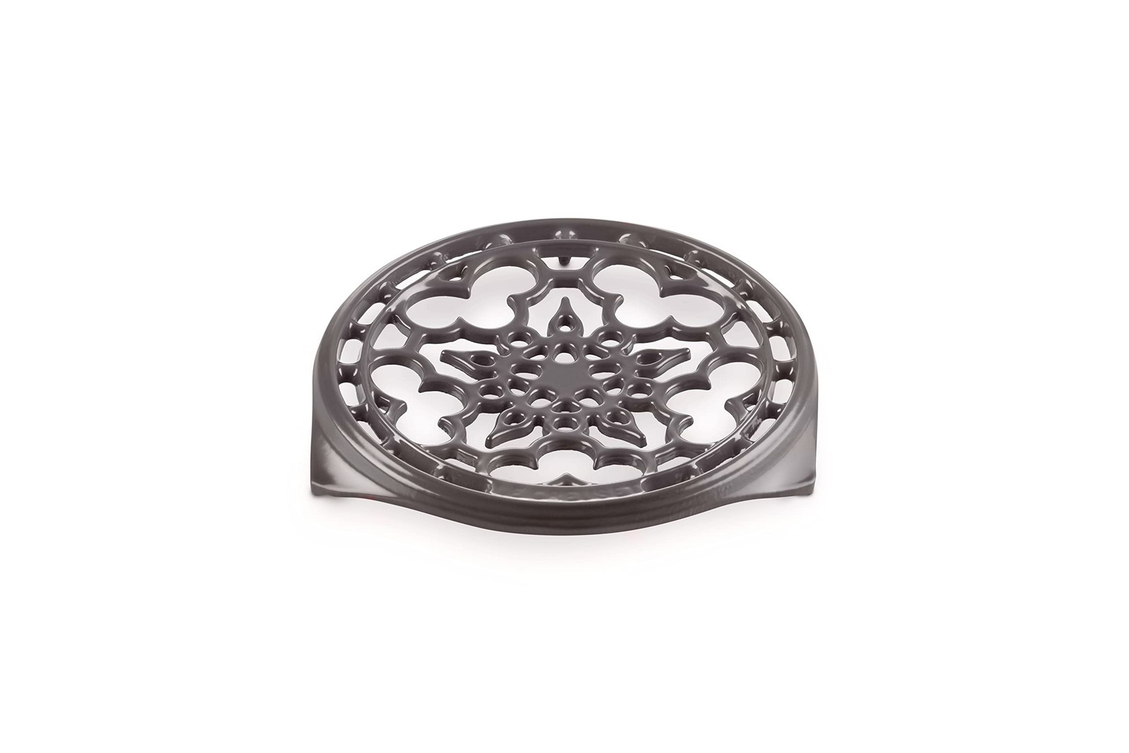 Le Creuset Round Trivet 22cm Cast Iron Enamel Flint Grey Pot Stand Japan Import
