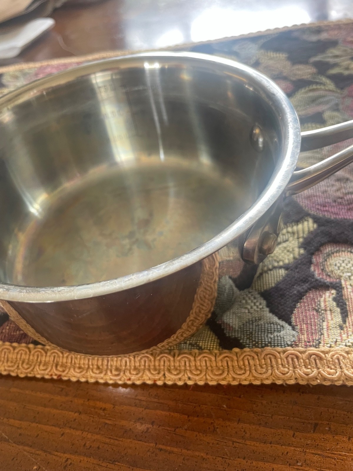 Cuisinart Classic Stainless Cookware 1.0Qt Saucepan/ Lid Induction Ready 719-14