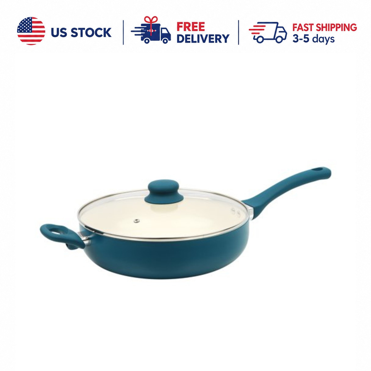 Mainstays Ceramic Aluminum Nonstick Jumbo Cooker Corsair