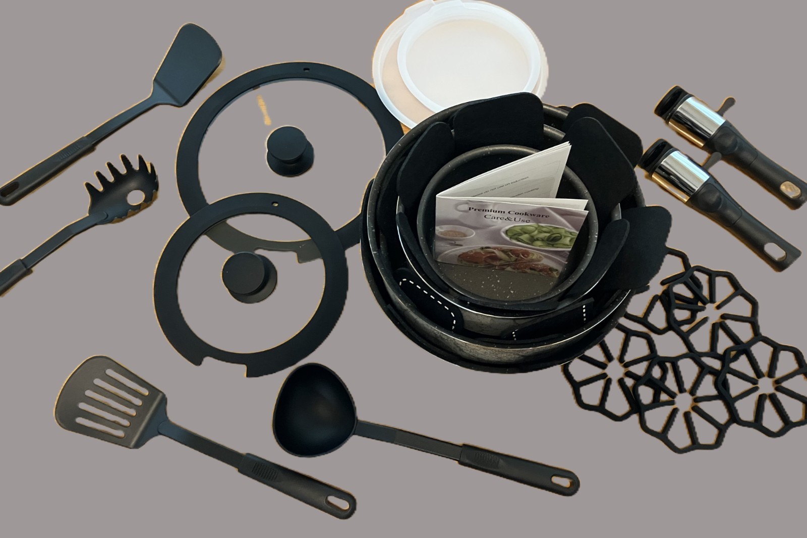 ~Chef Power~ 24-Piece~NONSTICK COOKWARE SET~Amazing & Awesome!!