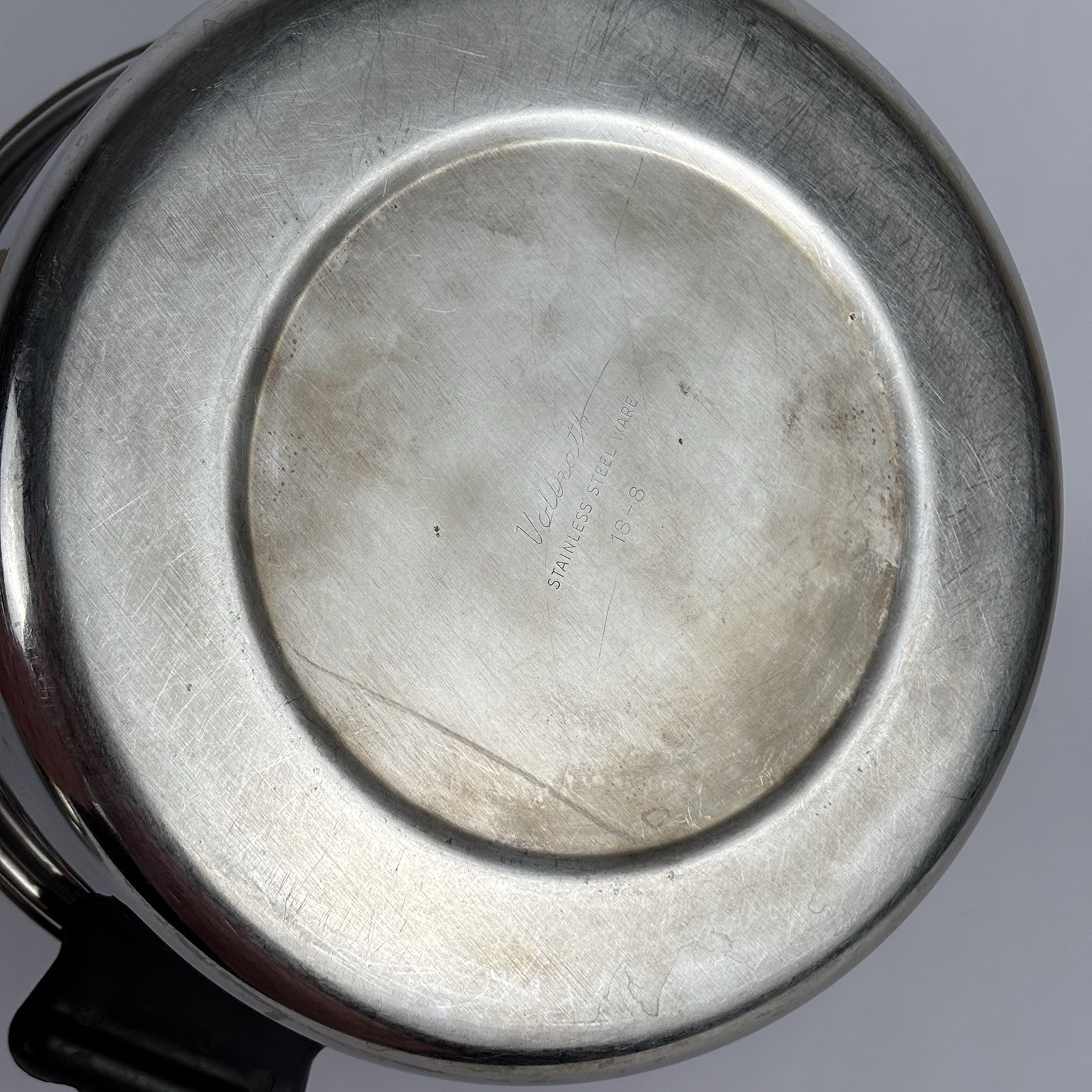 Vollrath Tri Ply 18-8 Stainless Steel Stock Pot Sauce Pan Approx 4 Quarts VTG