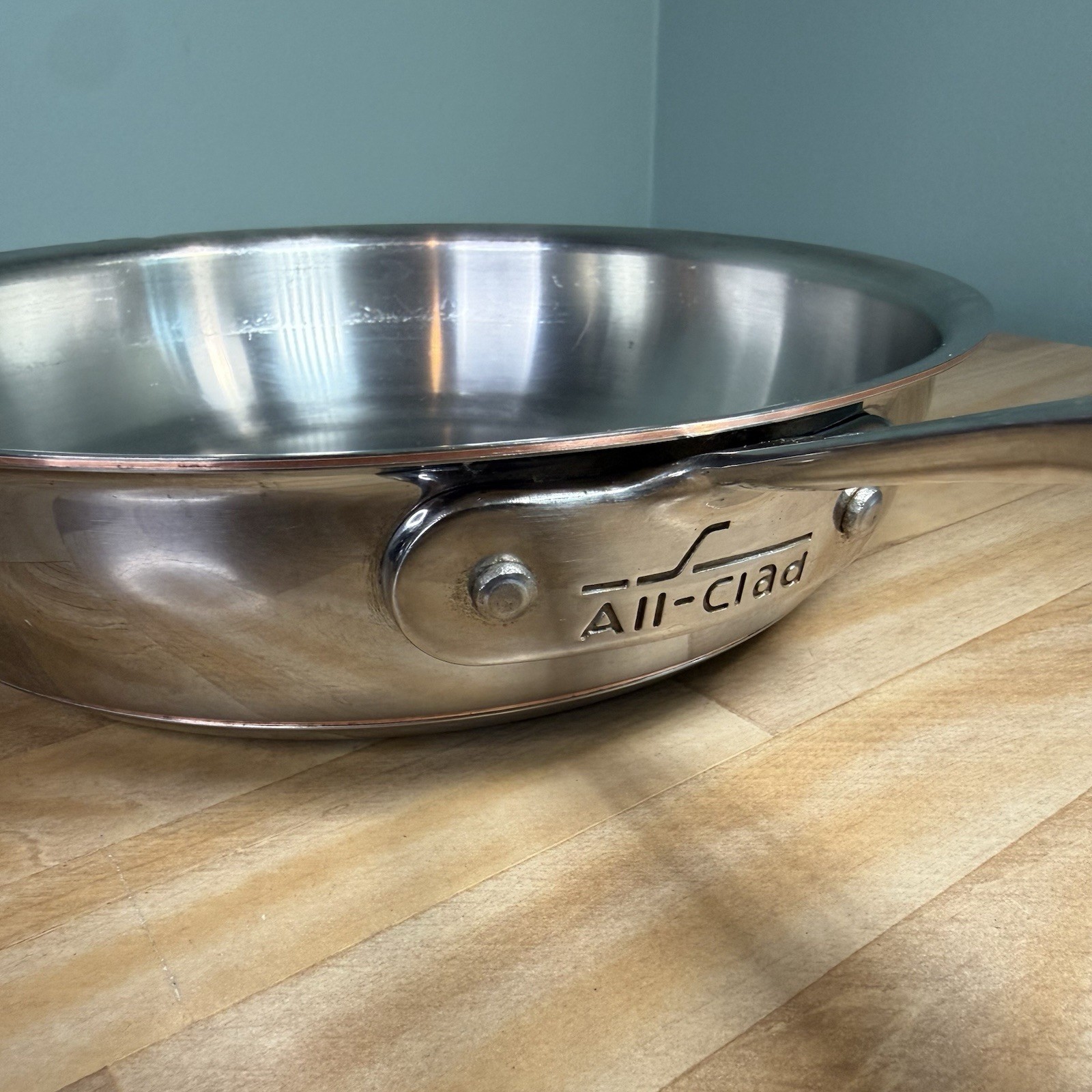 VTG ALL CLAD Copper Core 10 Inch Deep Skillet First Edition Extremely RARE -Read