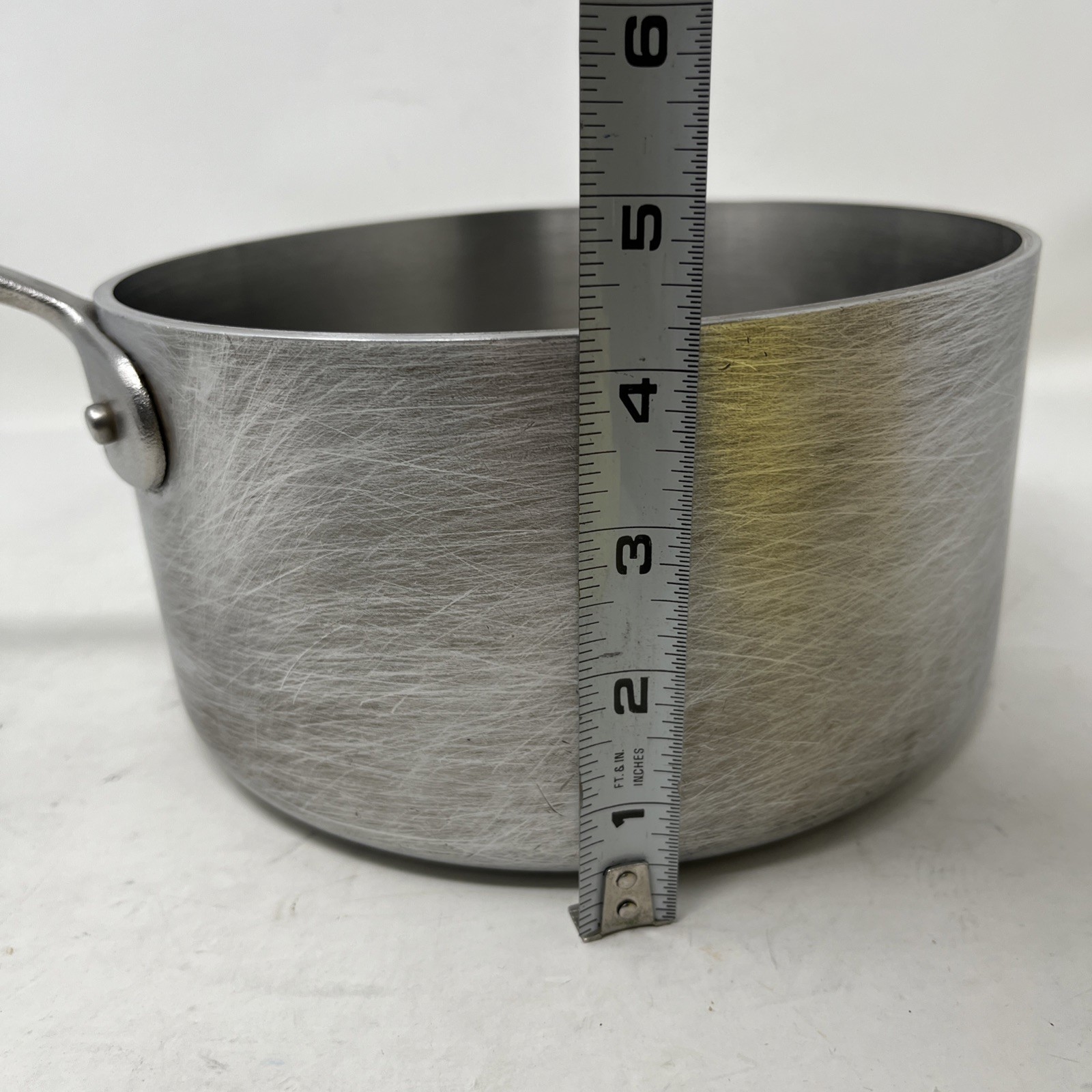Vintage All-Clad Metalcrafters Master Chef 203 1/2 Saucepan 8” Silver No Lid