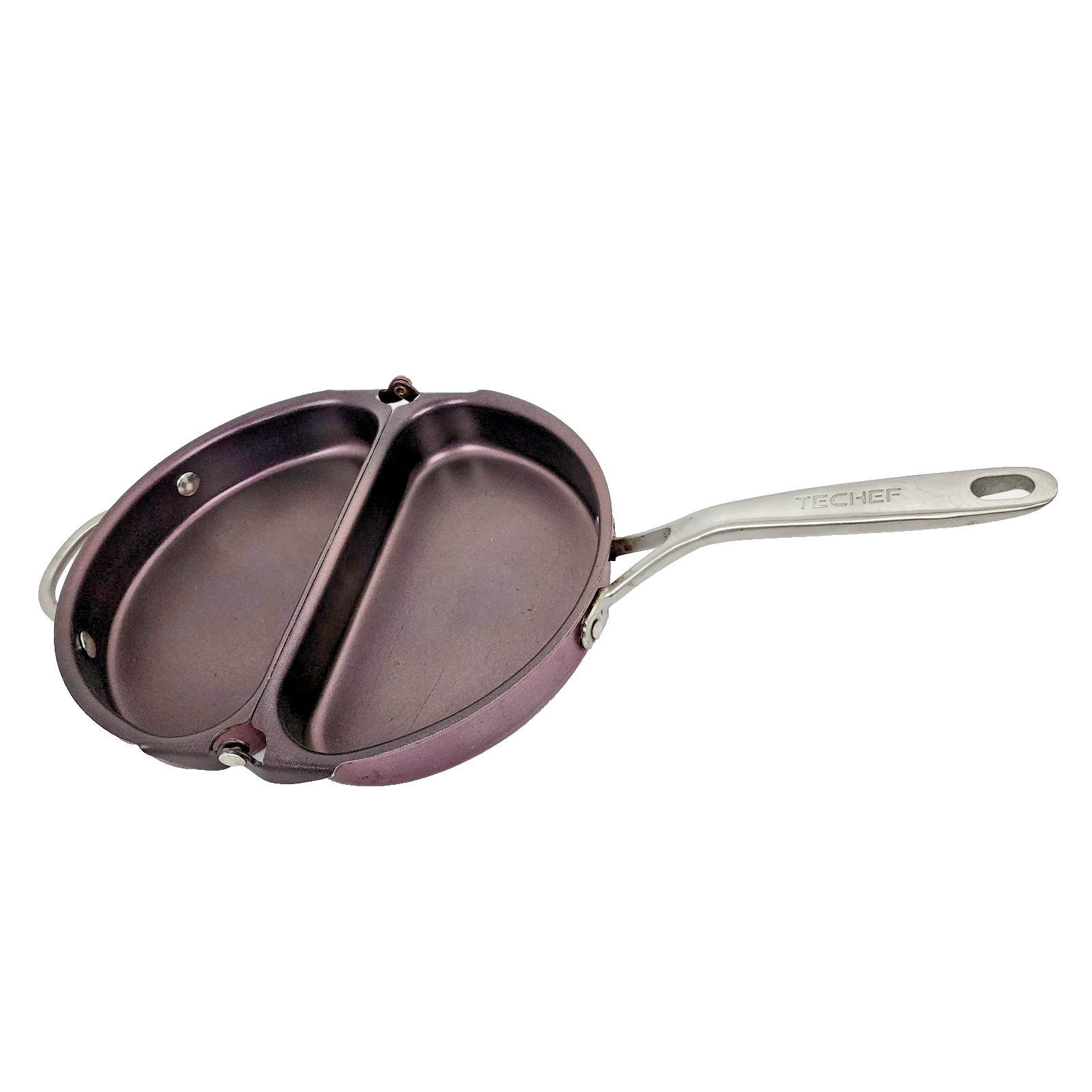 TECHEF Frittata and Omelette Pan Double Sided Folding Egg Pan