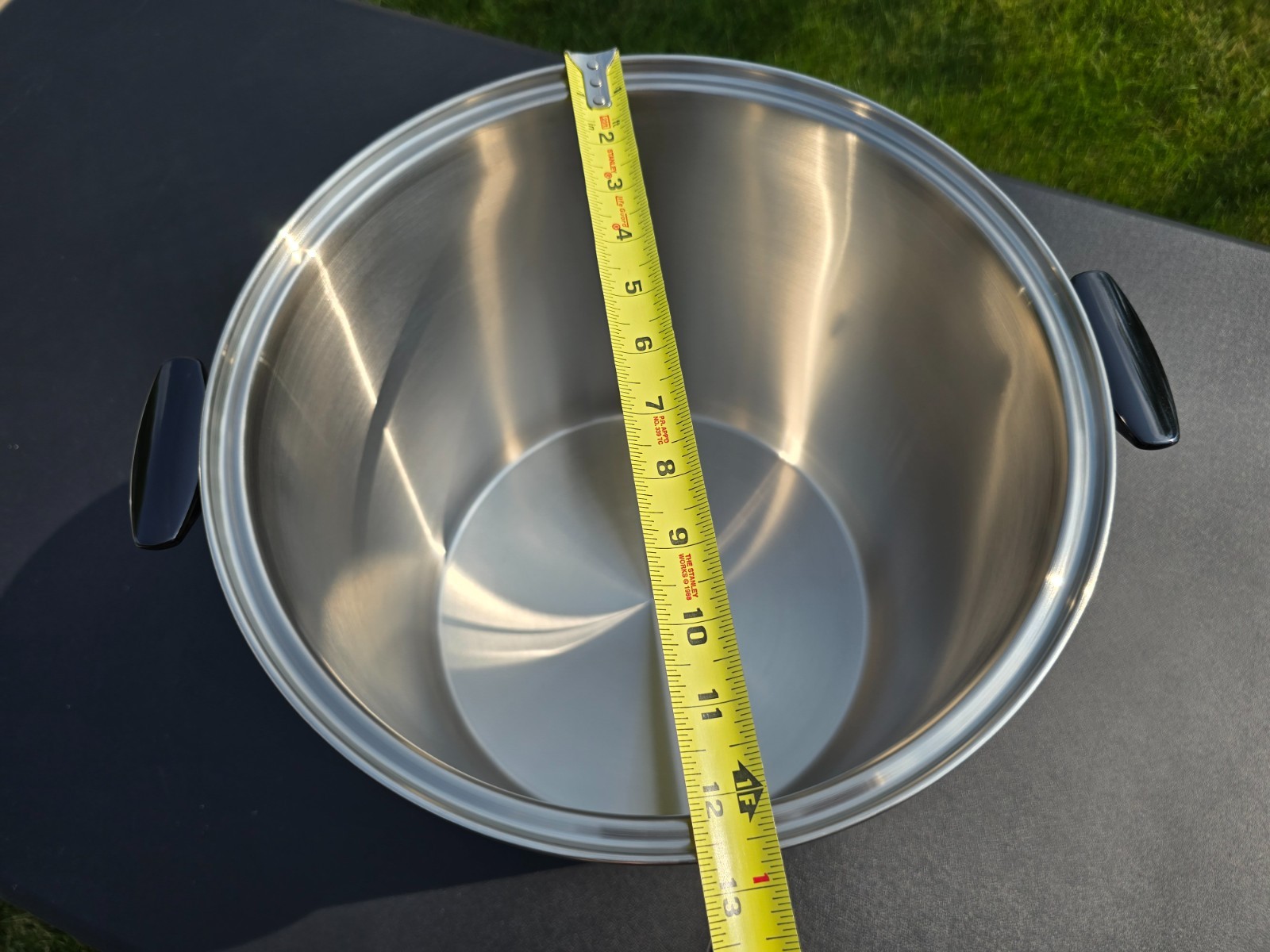 NEW! HUGE! West Bend Regal Ware 20 Qt Stainless Steel Stock Pot Pan & Lid USA