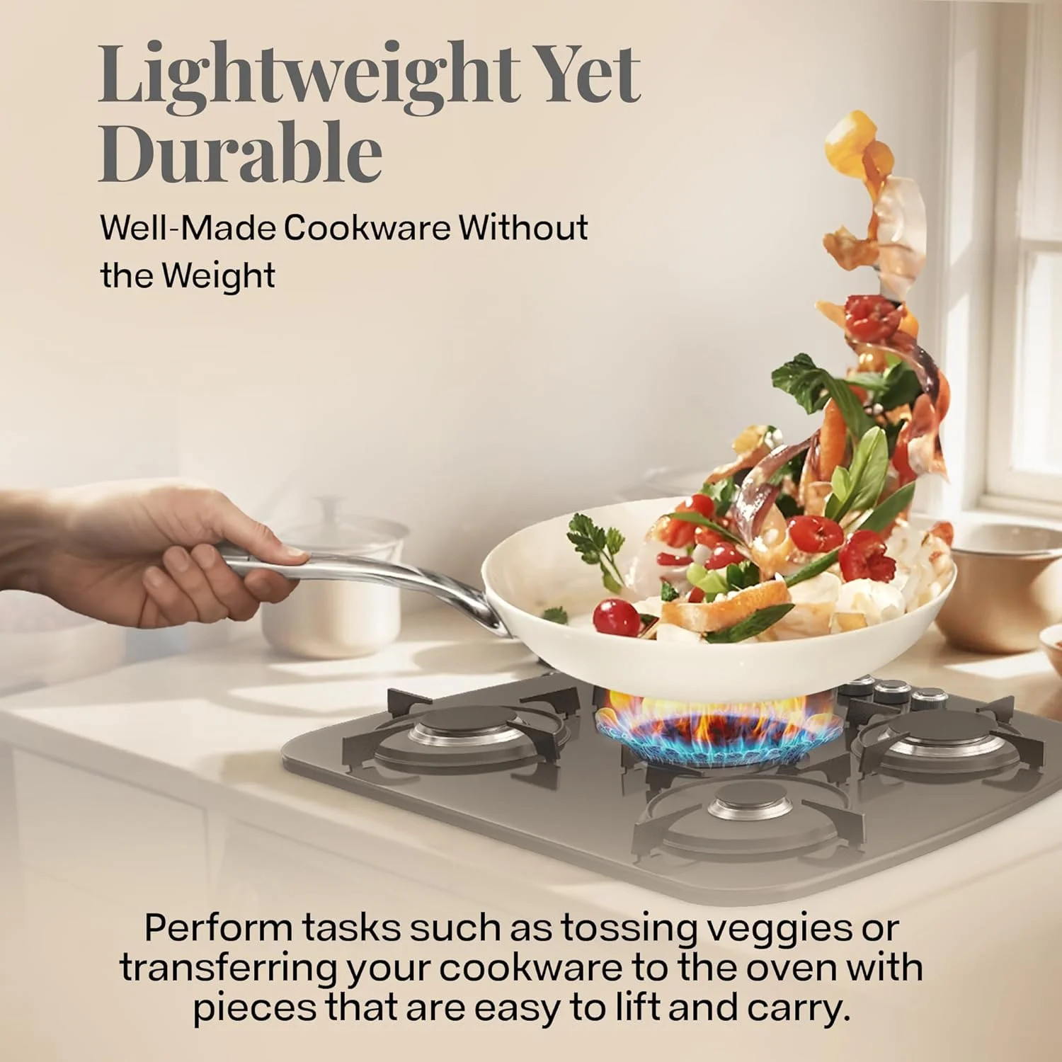 COOKWARE SET 20 Piece Steel Nonstick Pots Ceramic Frying Skillet Lids
