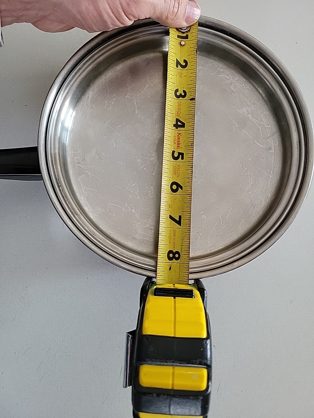 Emdeko Skillet Saucepan/Lid 8.5″ 3 PLY 18 8 Stainless Cookware USA