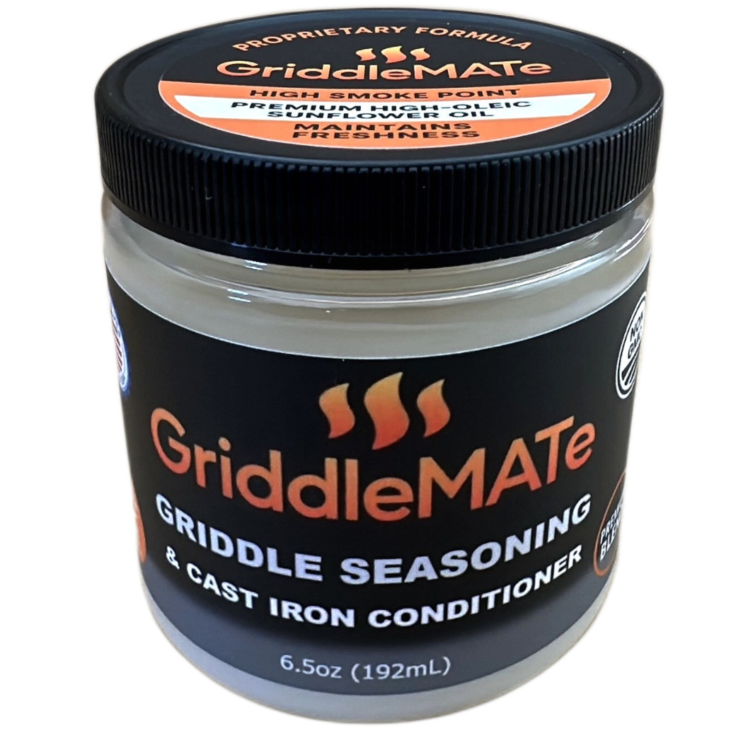 GriddleMATe Griddle Seasoning 14oz – 18 Pack CASE – Bulk / Wholesale – USA MADE