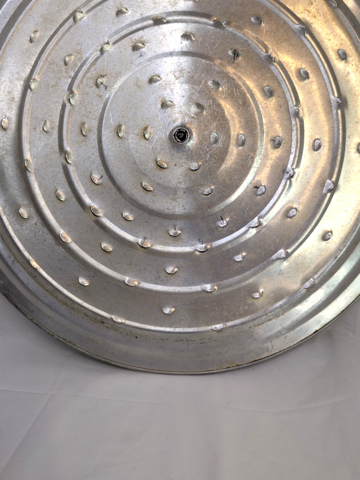 Aluminum Steamer Lid for Cooking 12” Steam Vented Black Handle Vintage