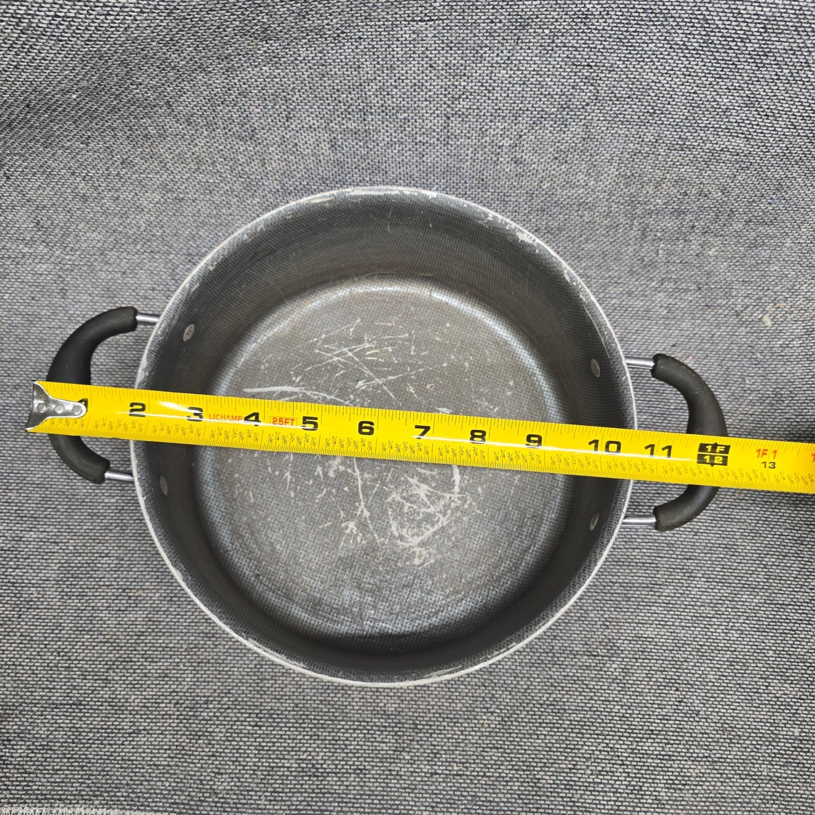4pc Saucepan Set Nesting Non-Stick Honeycomb Black Good 6-8in Pots