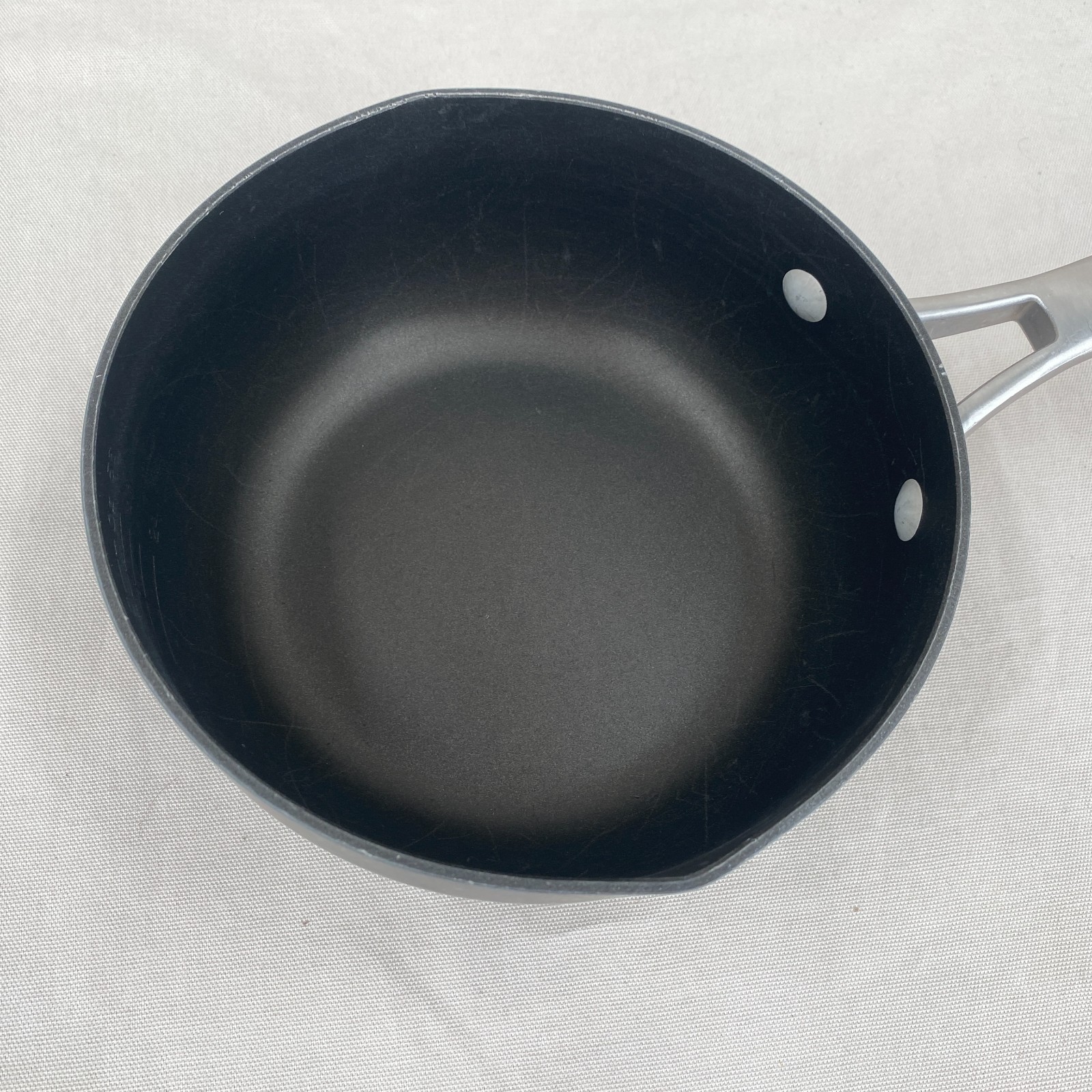 Calphalon Classic Nonstick 2 qt Sauce Pan Black Anodized Aluminum NO Lid