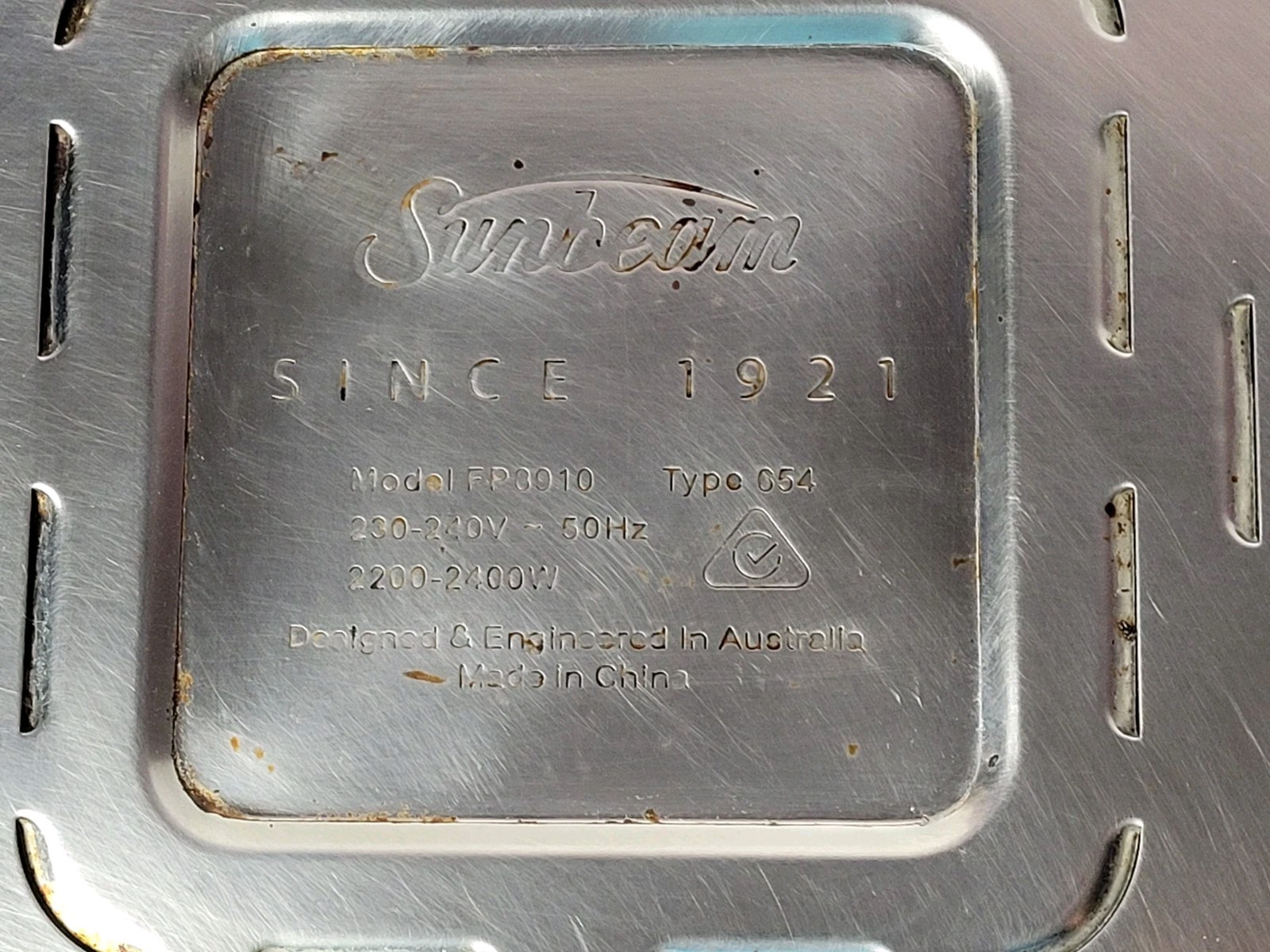 Sunbeam Ellise Stainless Rectangular Frypan FP8910 38cm x 30cm X 7cm