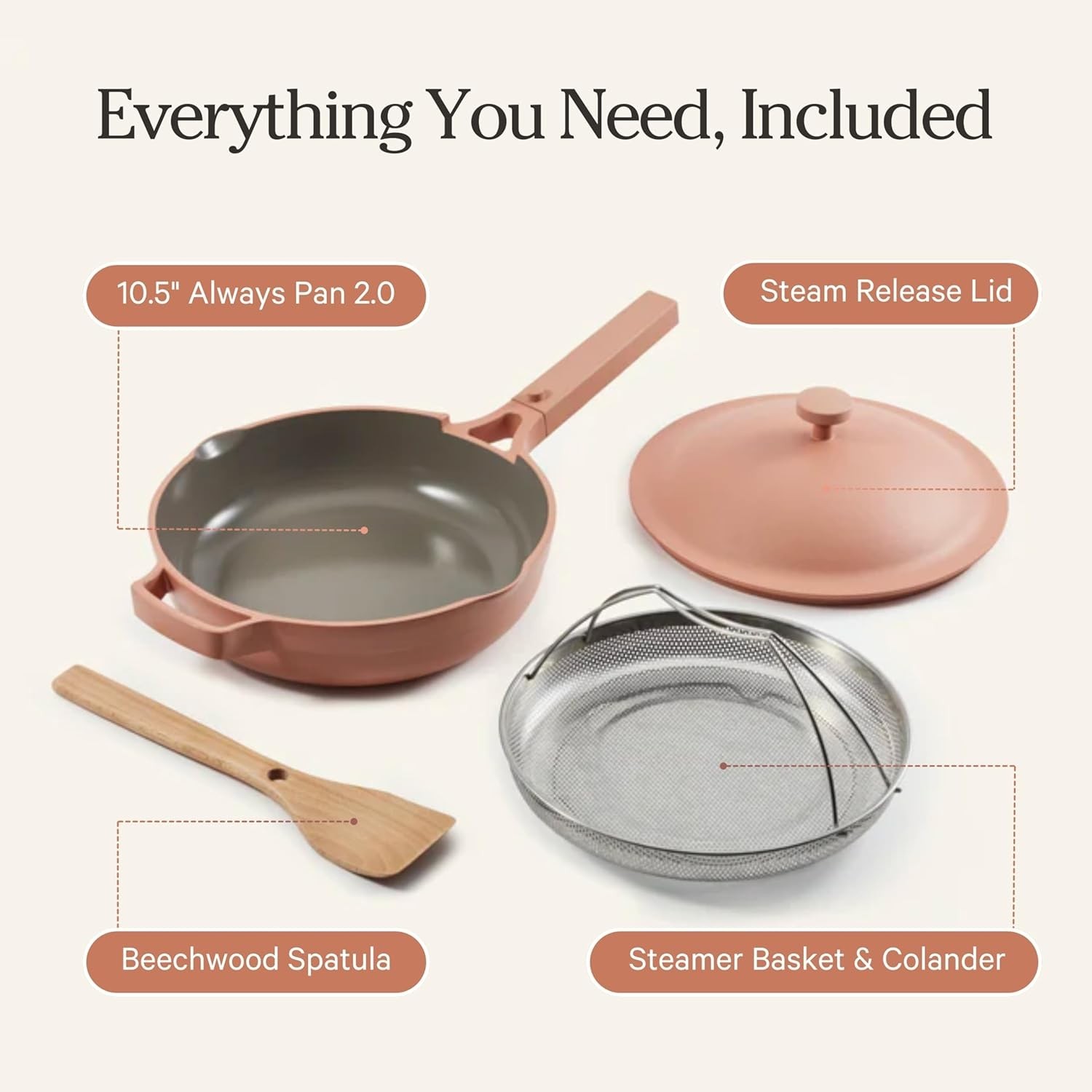 Our Place Always Pan SPICE Color 2.6qt/2.46l IN BOX READ Description