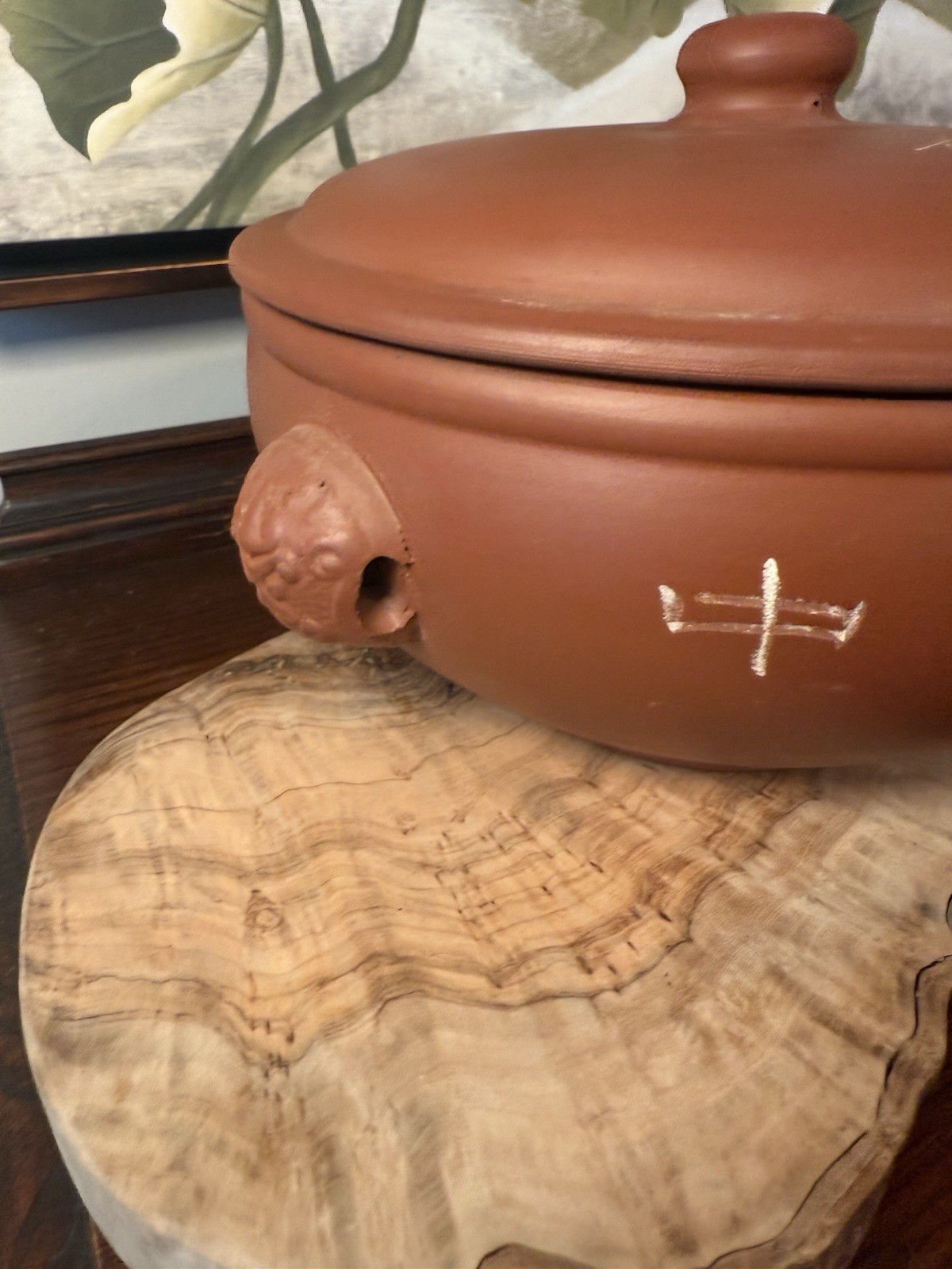 Vintage Asian Red Clay Pottery Large Steamer Yunnan Qigue Cook Pot Yixing