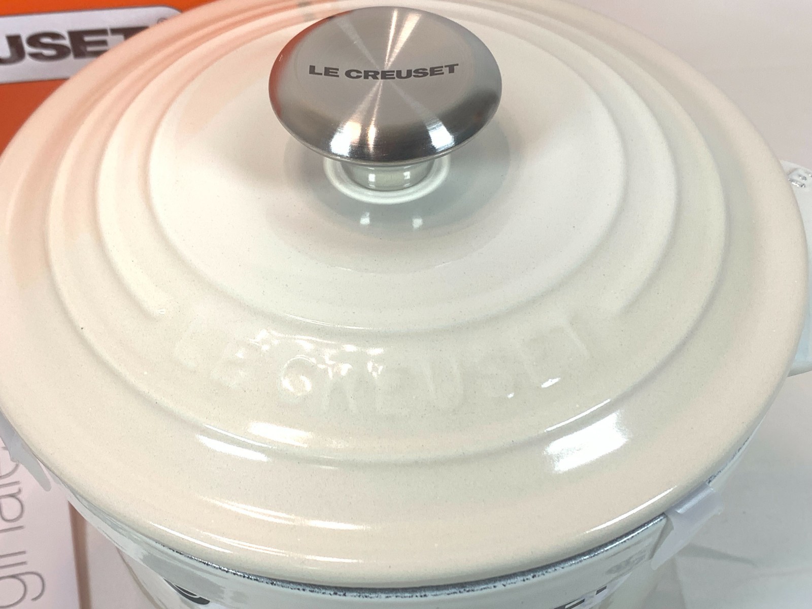 Le Creuset Cocotte Every Rice Pot 18cm 2.25qt Meringue Enamel Cast Iron