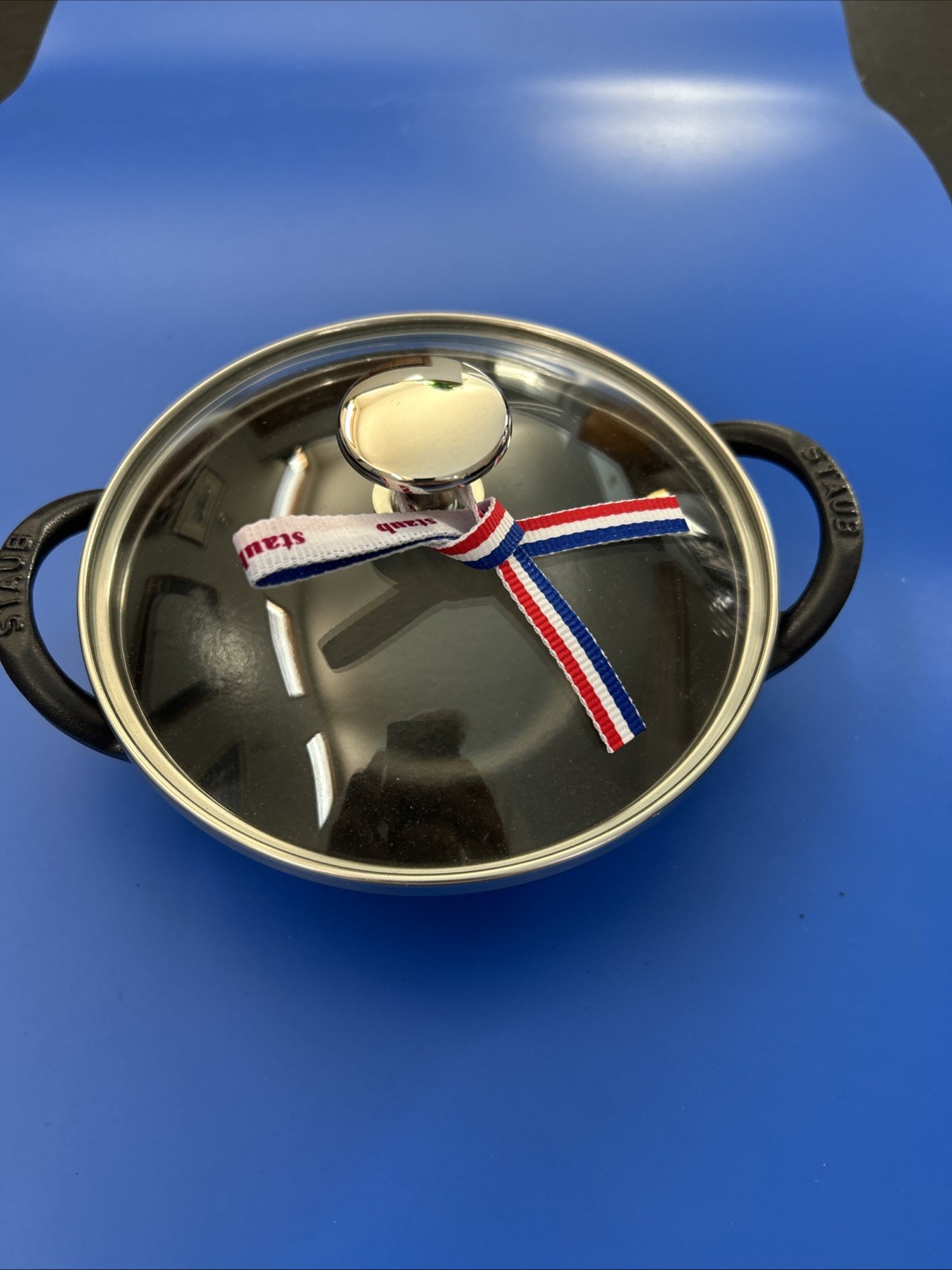 Staub Cast Iron 6.5-inch, Baby Wok, Black Matte