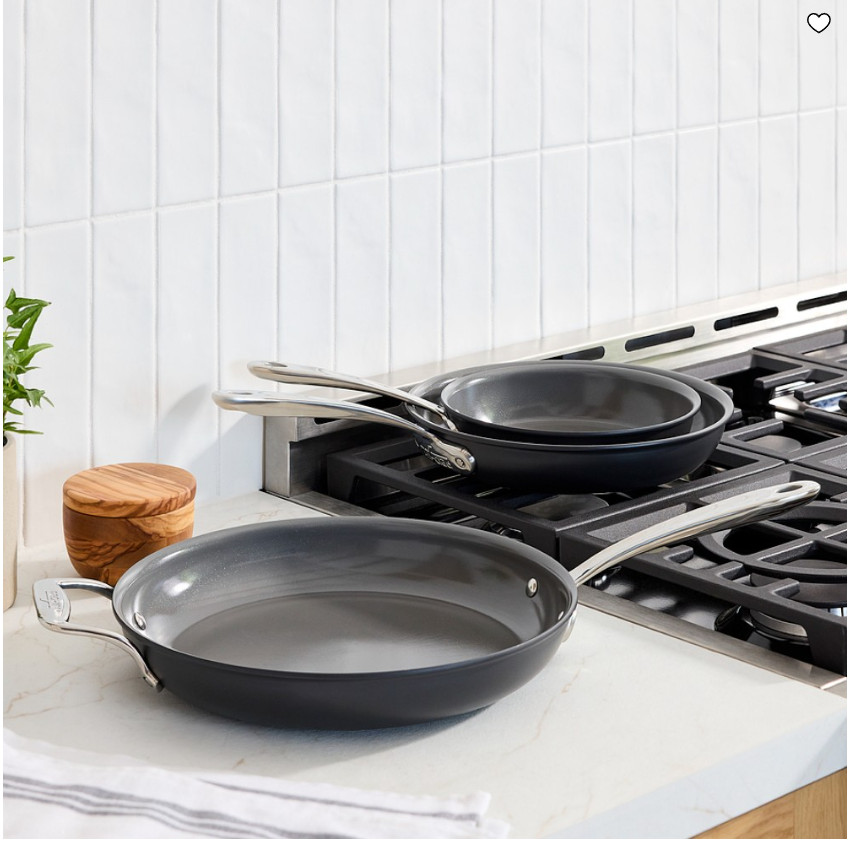 All-Clad NS Pro Ceramic Nonstick Fry Pan with Lid Hard Anodized
