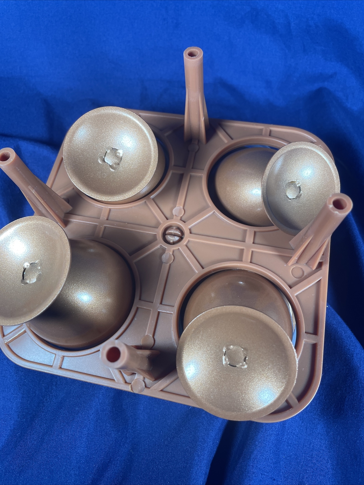 Copper Chef Copper Eggs XL Egg Makers w/Egg Caddy Egg Cups