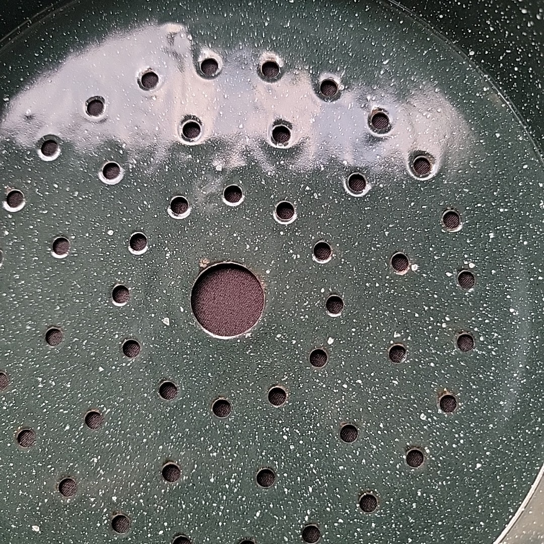 Green Enamelware MCM Speckled Stockpot Cookware with Lid 5 Pc (distressed) rare