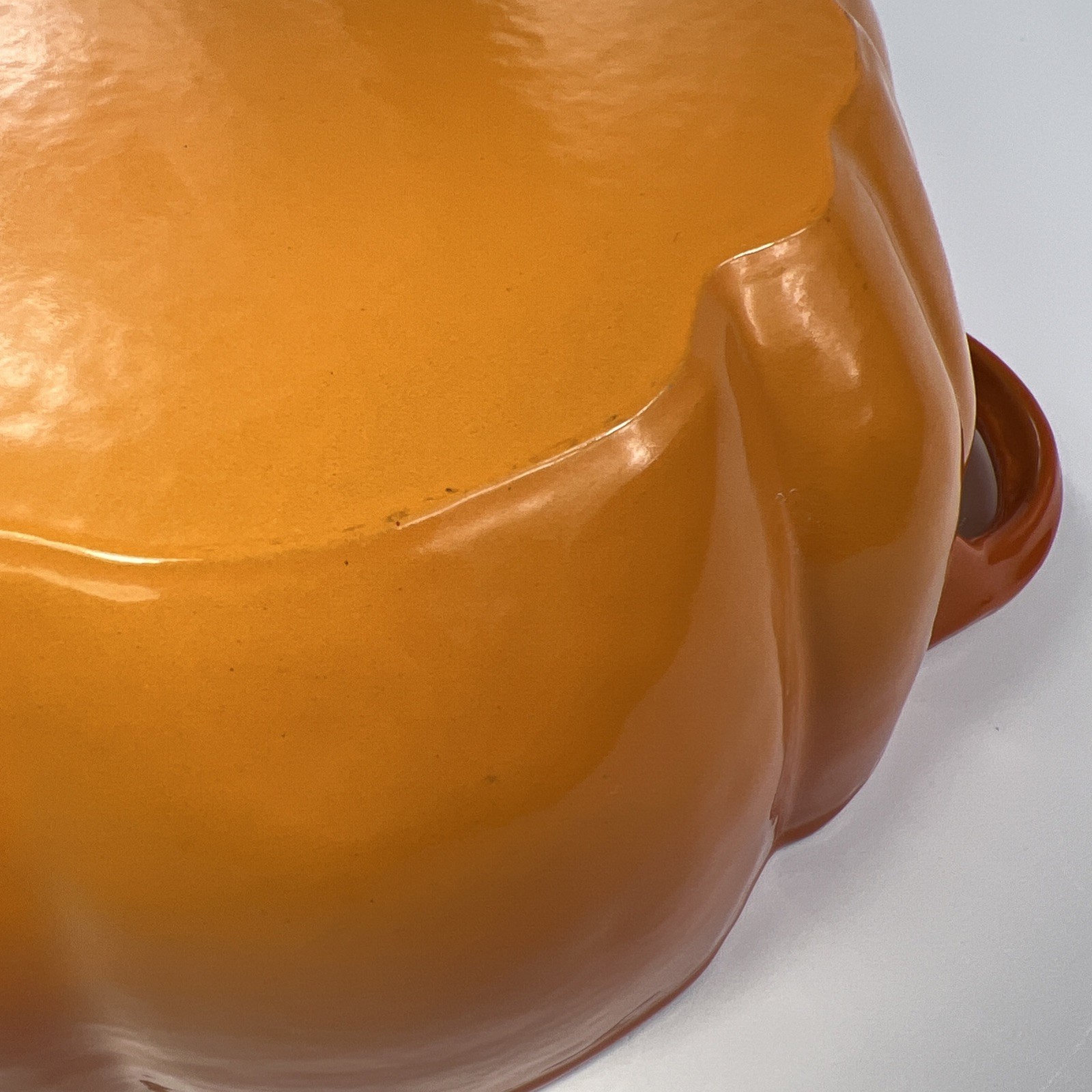 Staub Enameled Cast Iron Pumpkin Cocotte Dutch Oven 3.5 Quart
