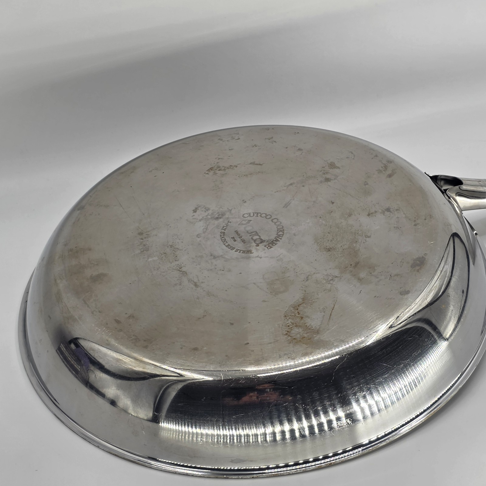 Cutco Cookware 12″ Frying Pan Saute Skillet 5-ply Stainless Steel Made In USA