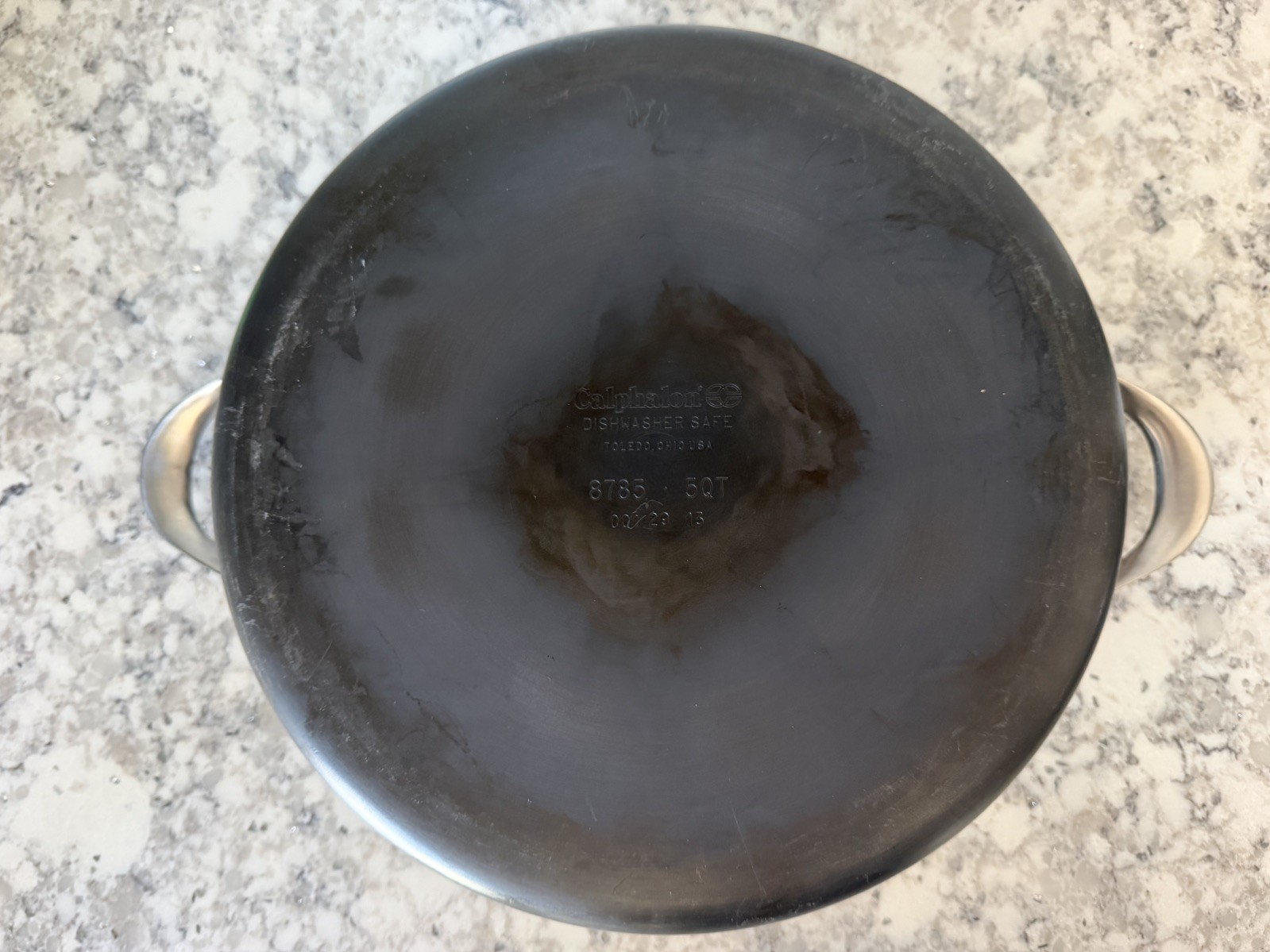 Calphalon 5 Quart Hard Anodized NonStick Pan Glass Lid 8785