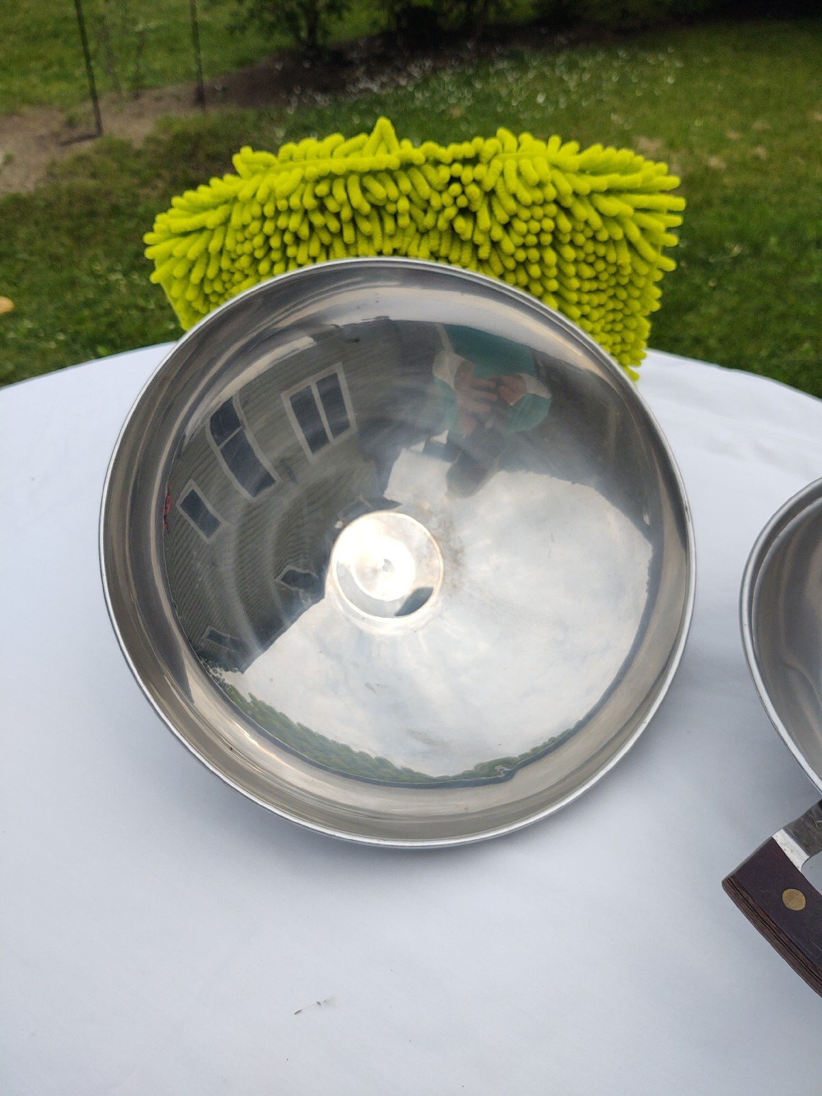 Stainless Wok With Handles And Lid