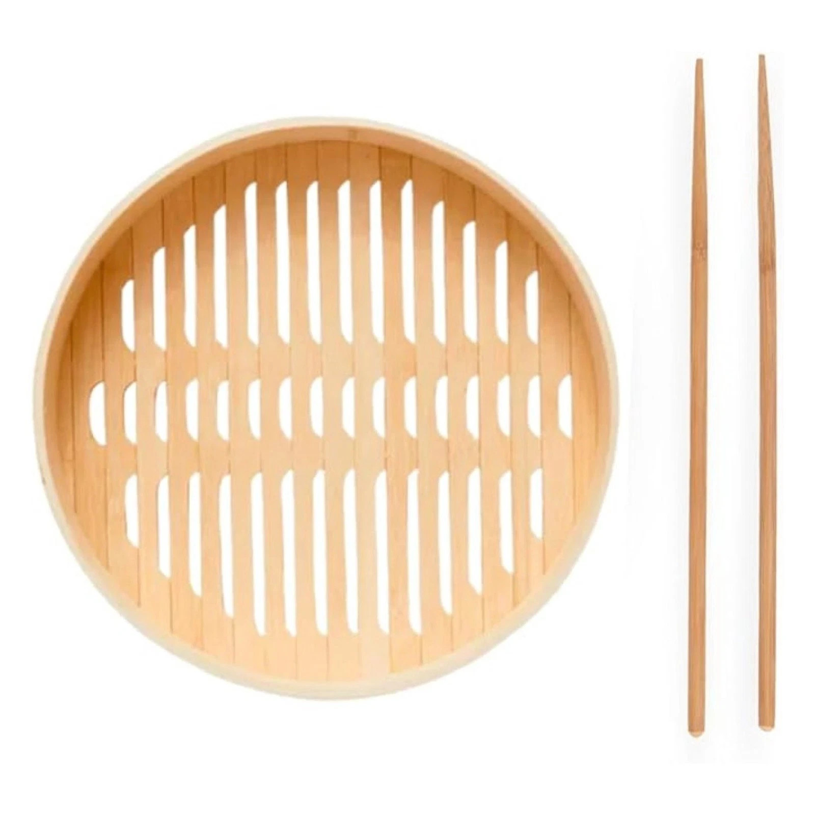 Our Place Spruce Steamer Single Basket With Chopsticks & Liners — Brand New