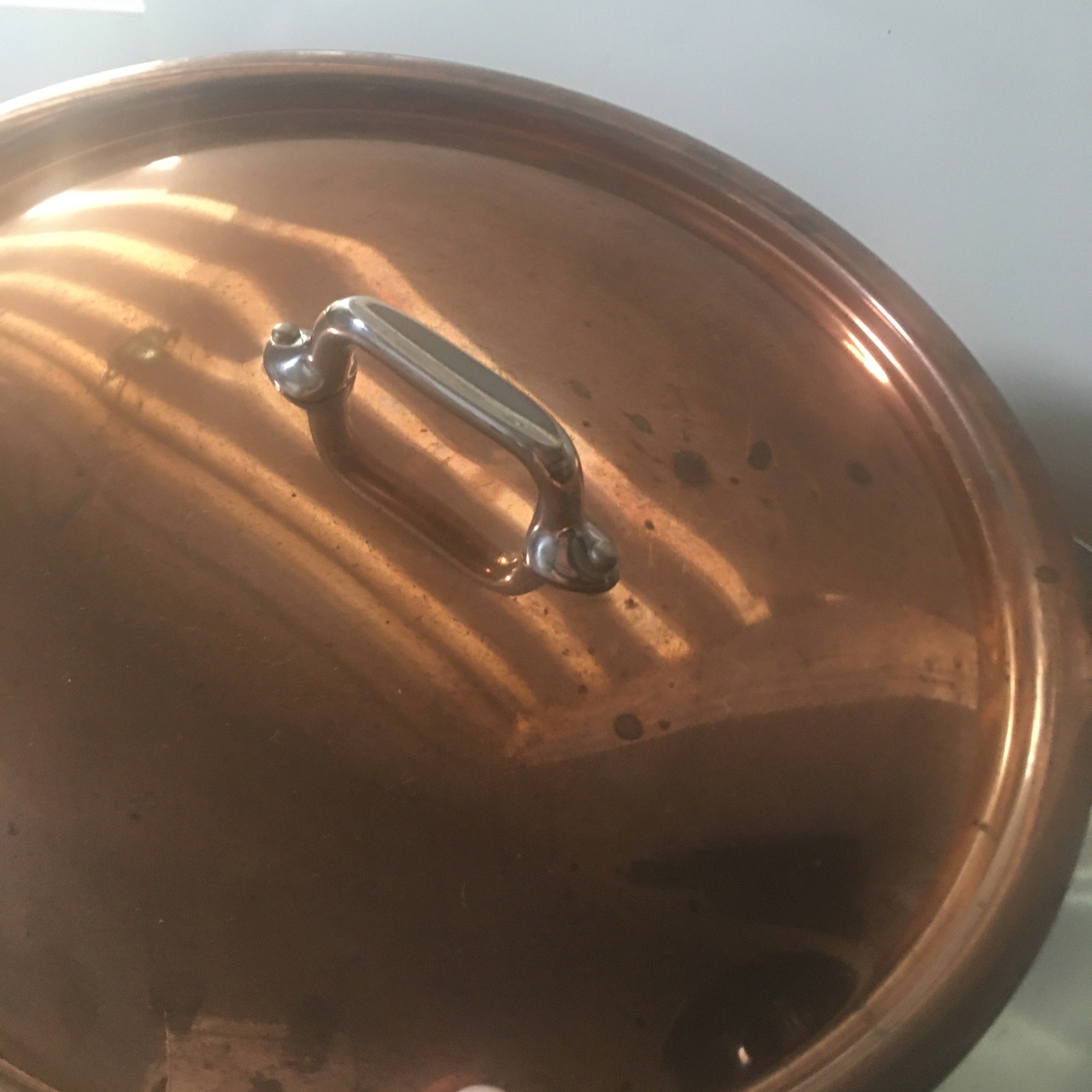 Mauviel 1830 M’150S Copper Saute Pan With Curved Lid