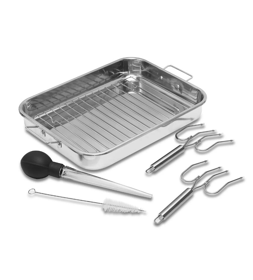 Sedona 16″ Stainless Steel Roaster Pan Set