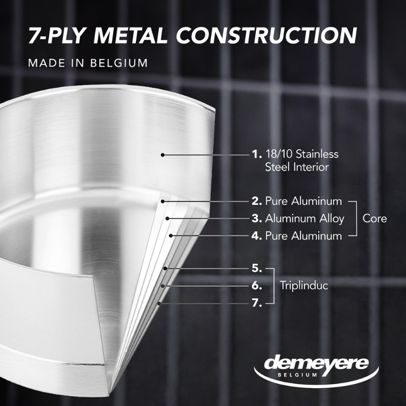 (Pre-Order) Demeyere Atlantis 7 Stainless-Steel Saucier