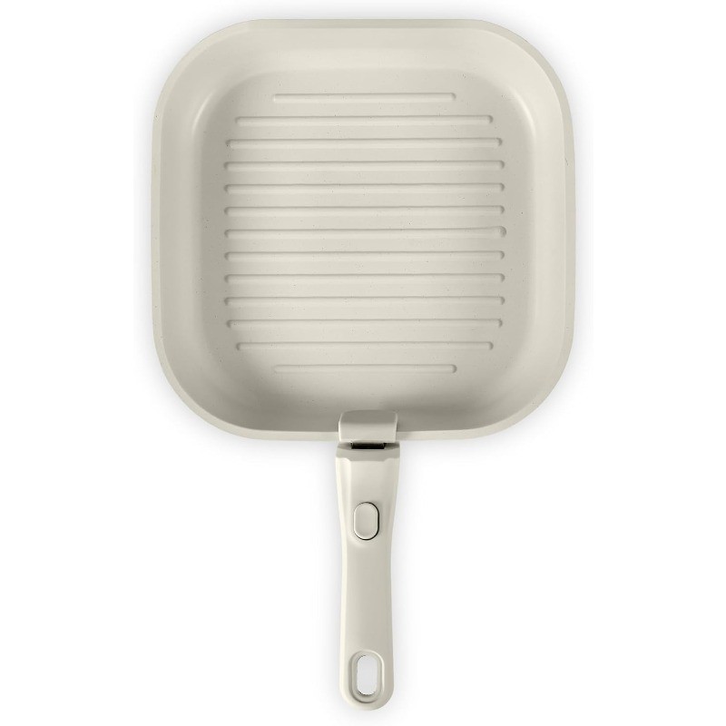 Grill Pan [FOR INDOOR COOKING] – Non-Stick Square Frying Pan for Stove Tops