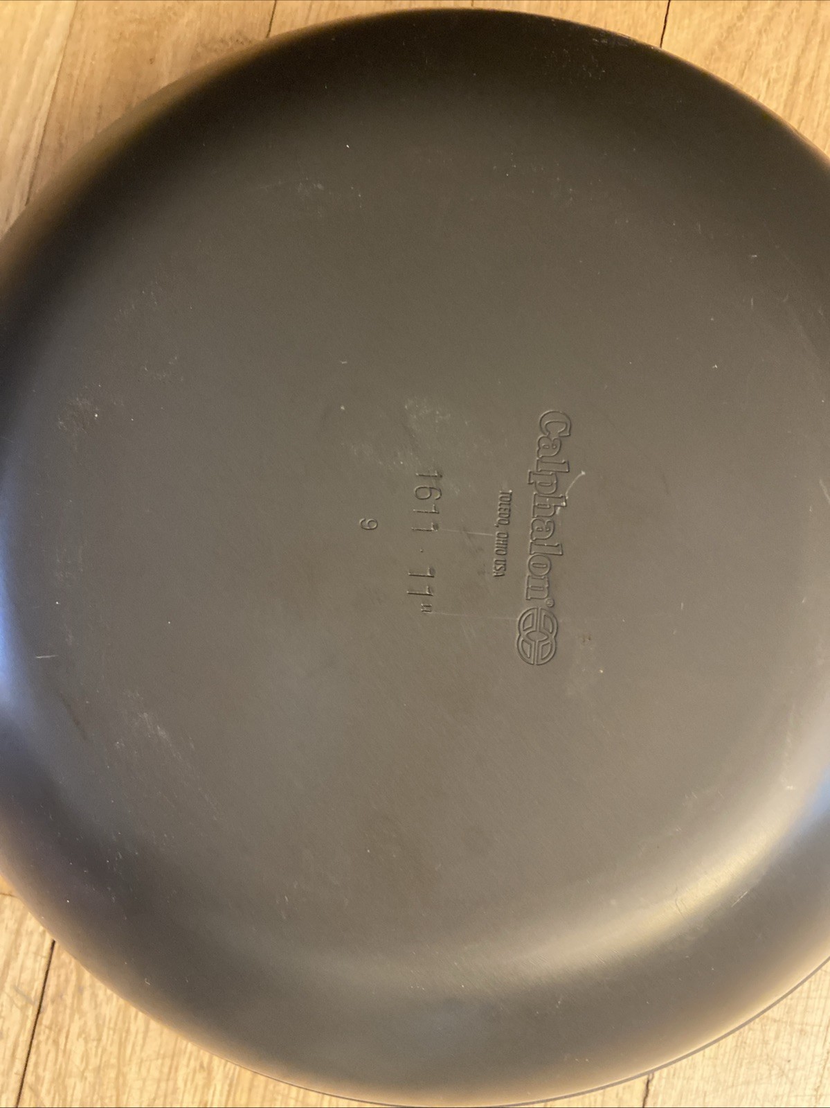 11” Calphalon #1611 Hard Anodized Aluminum Frying Chef Pan w/ Lid Hard to Find