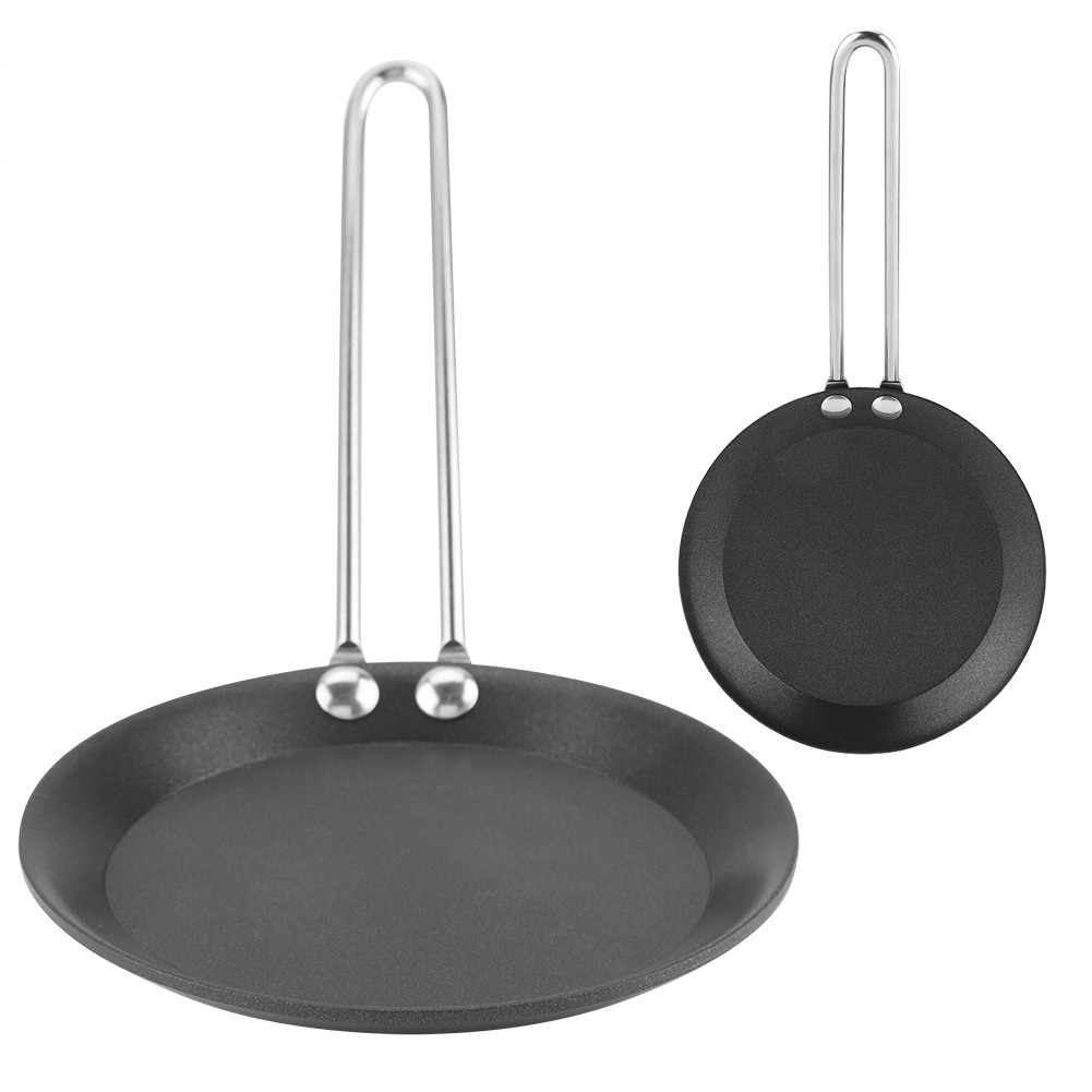 Cute Mini Frying Pan Durable Fast Heating For Household 12cm Cast Iron