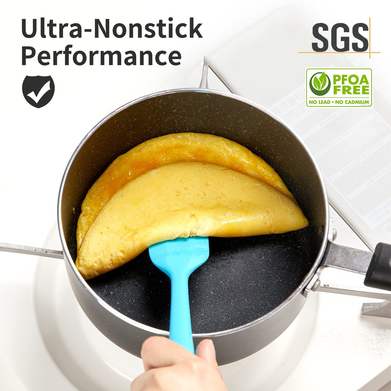 Nonstick Saucepan Set 1.5 Quart And 2.5quartultra Non Stick Sauce Pan Small Pot