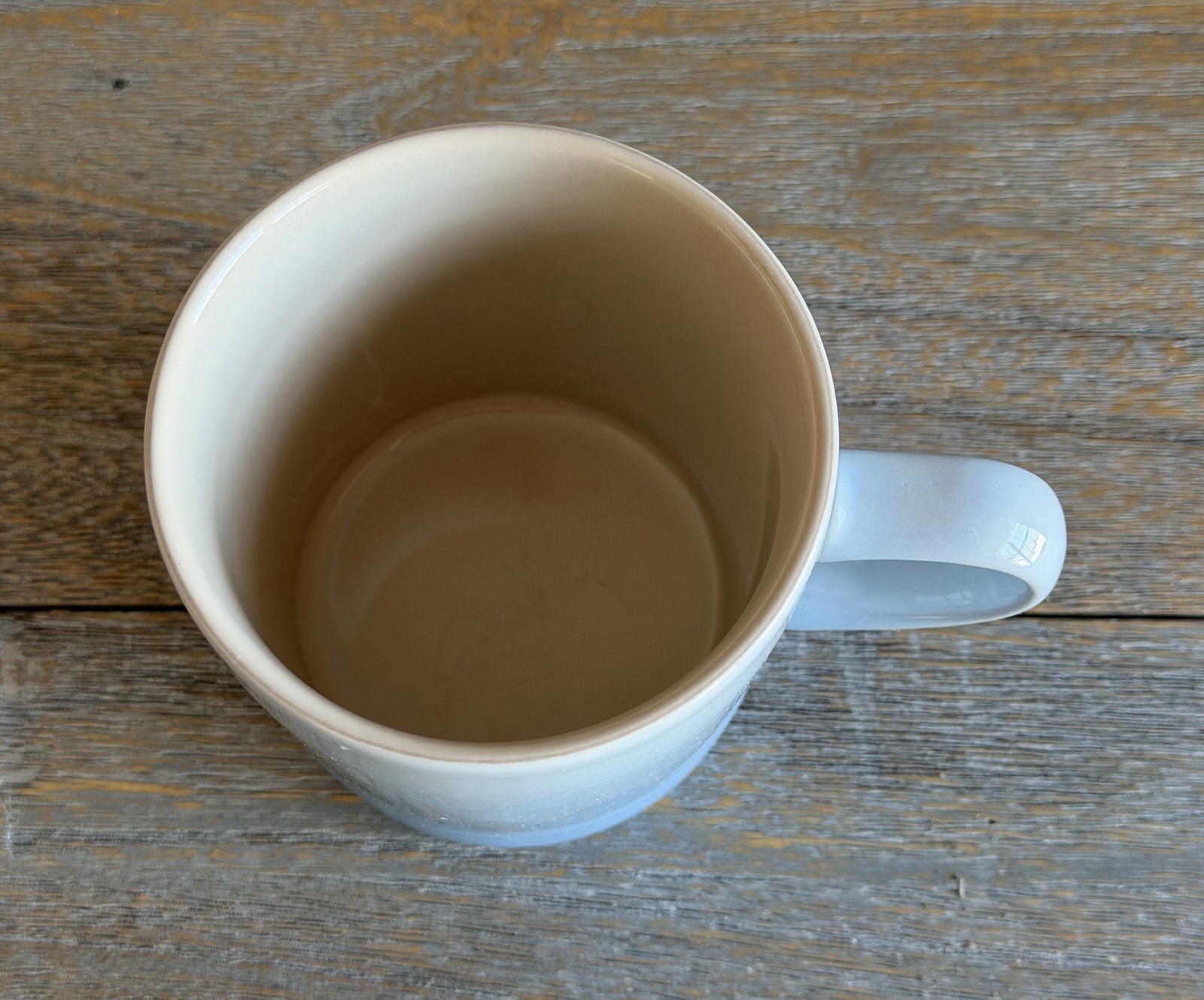 Le Creuset 12 Oz Coffee Tea MUG Stoneware Coastal Blue