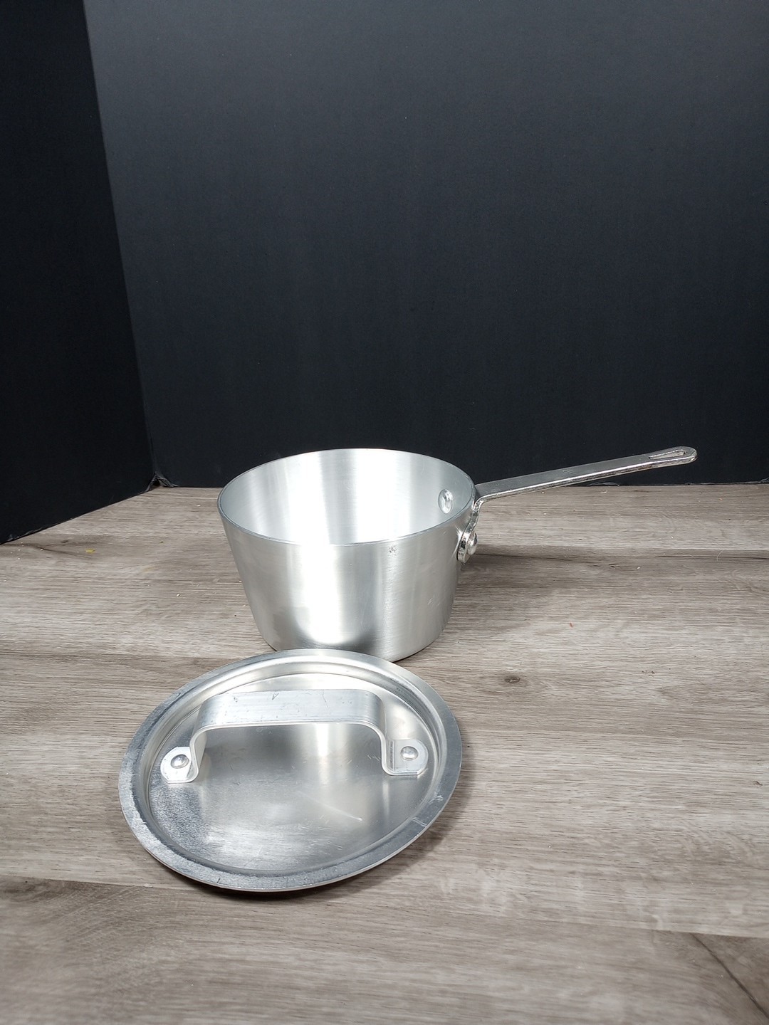 Rare Chef de Cuisine Cast Aluminum 1 1/2 QT Saucier Sauce Reduction Pan Saucepan