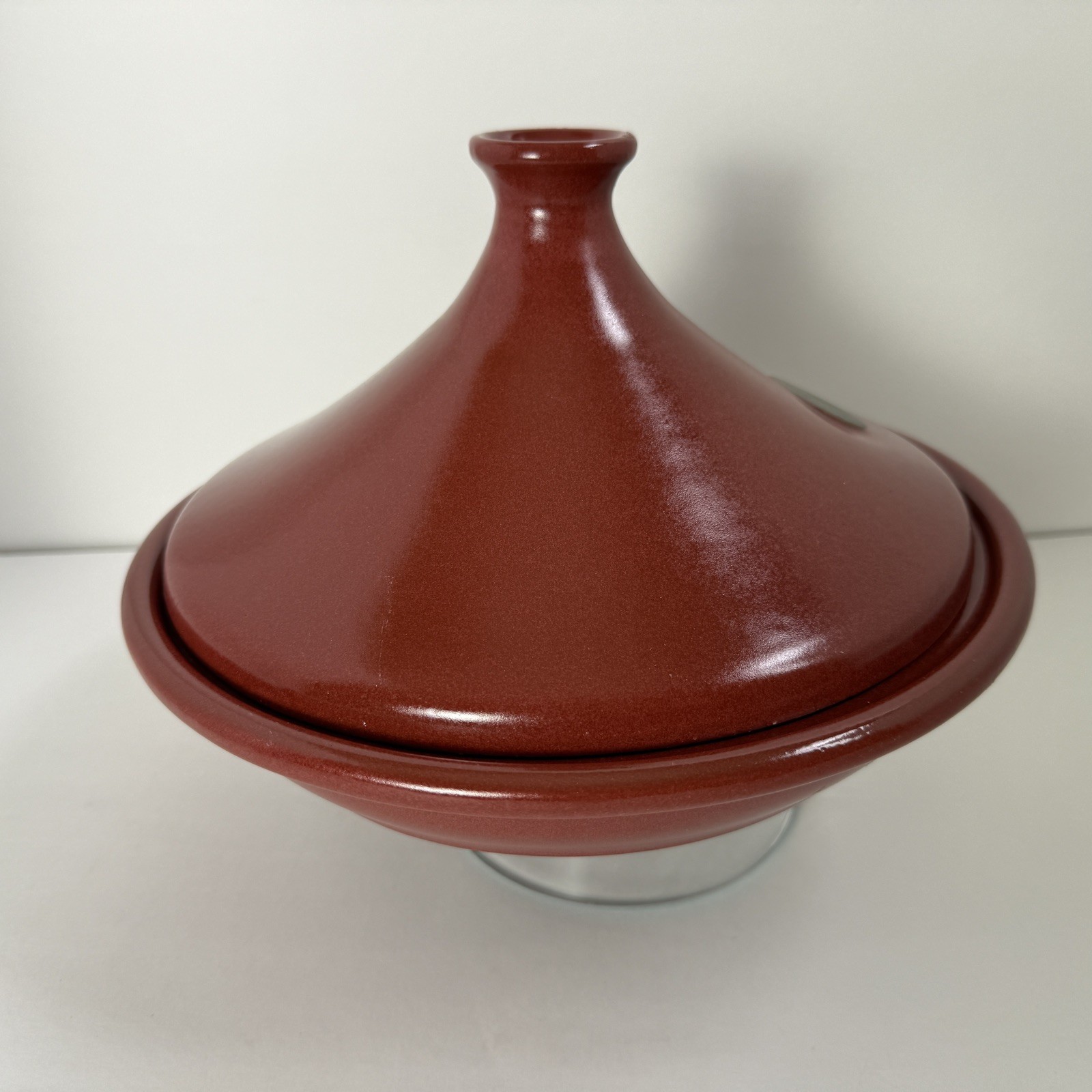 New Tagine Burgundy Emile Henry Made in France Flame Ceramic 10” FREE SHIP