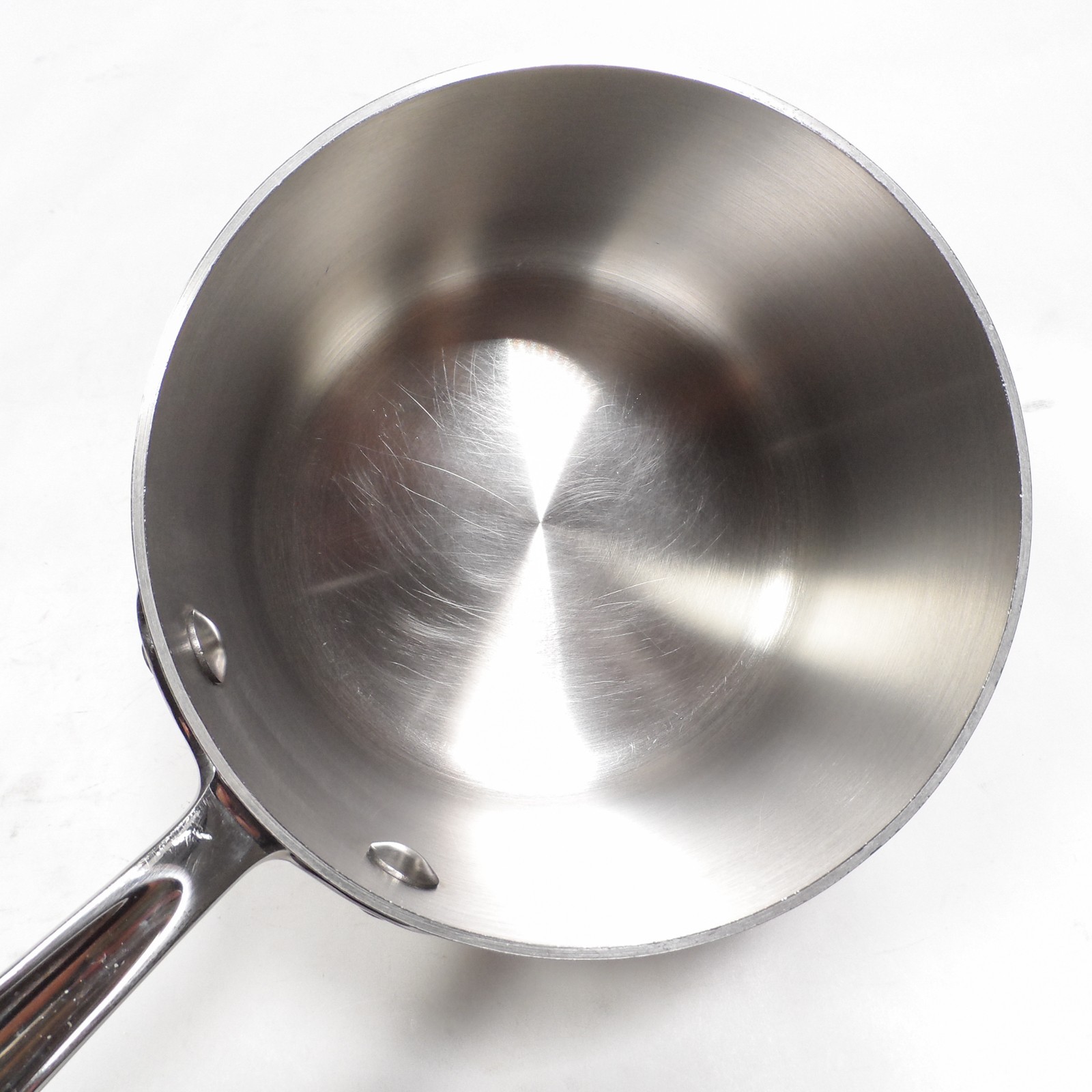 All Clad Made in USA Tri Ply 6″ 2 Quart Stainless Steel Sauce Pan Pot – With Lid