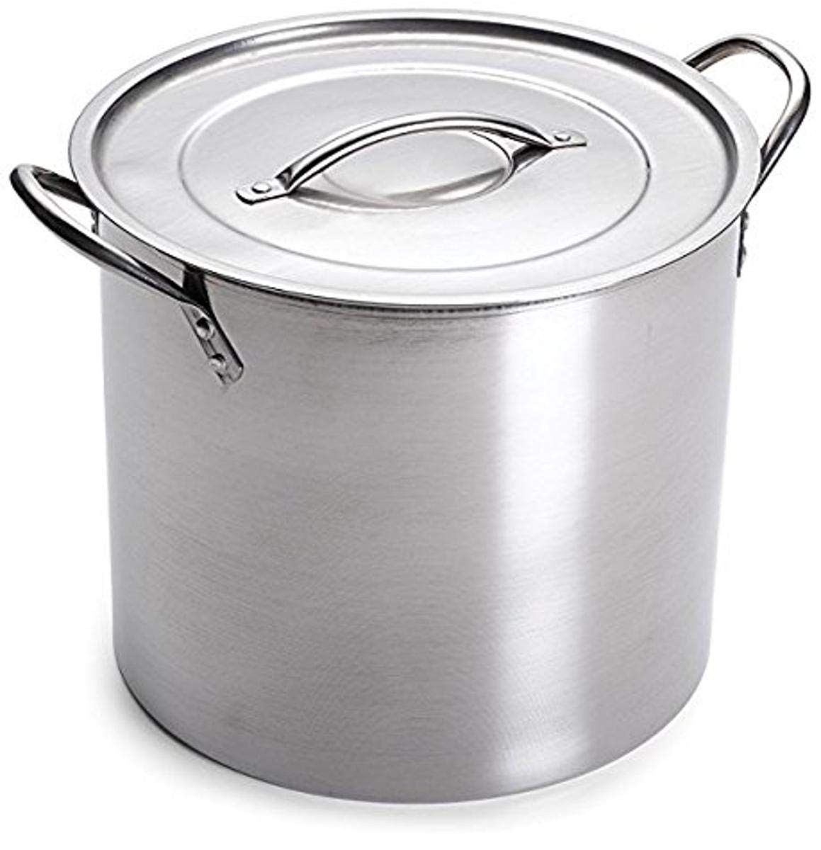 5 Gallon Stainless Steel Stock Pot with Lid, 12. x . 11.